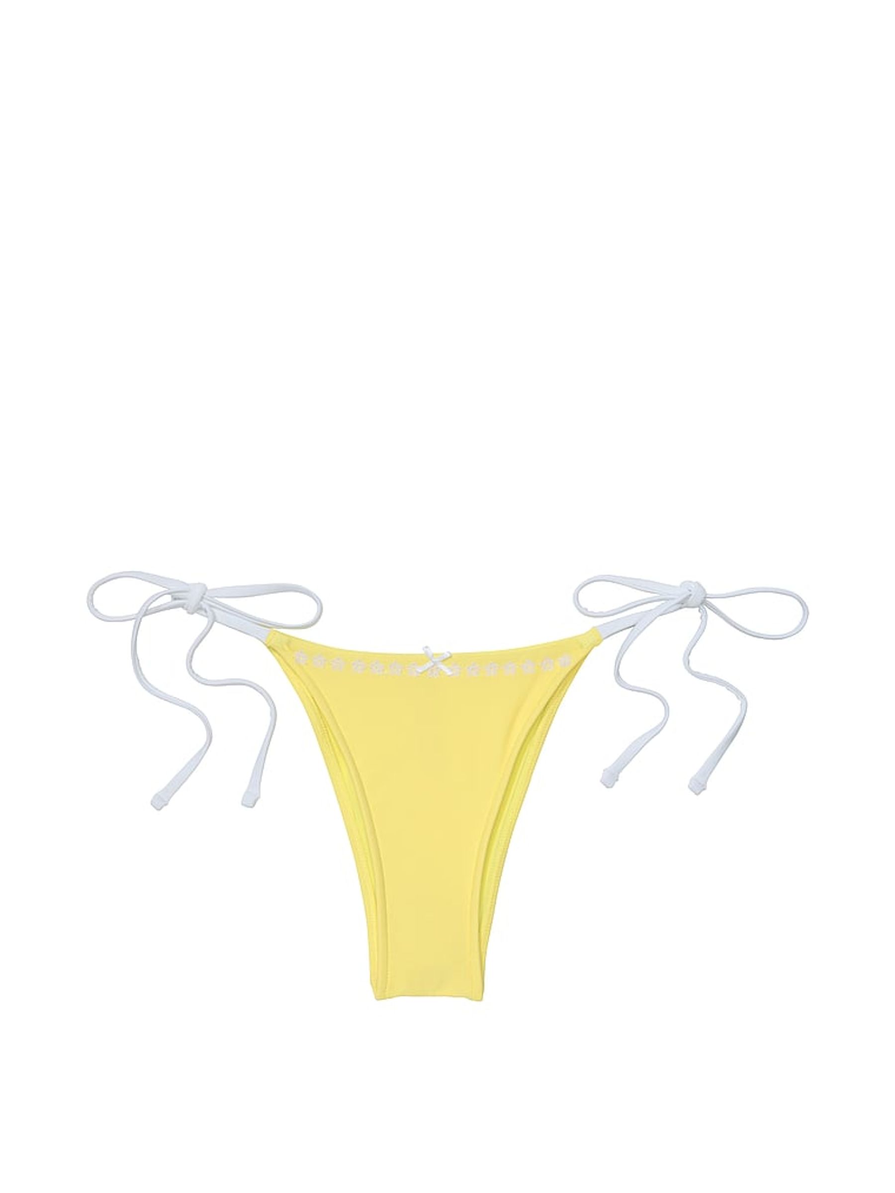 Popcorn Yellow Tie Side Rosemary Itsy Bikini Bottoms - Image 4 of 4