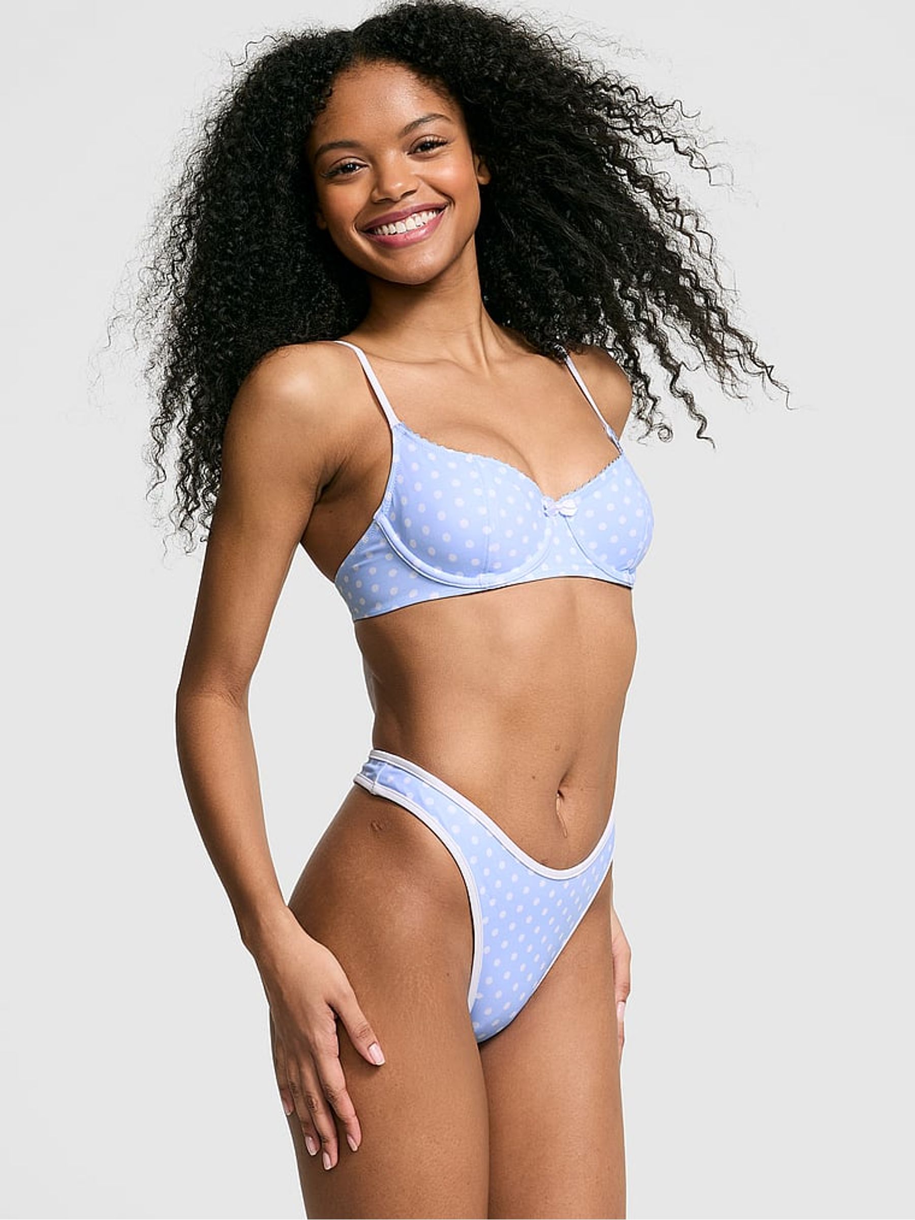 Dottie Blue Buttercup Bikini Top - Image 3 of 4