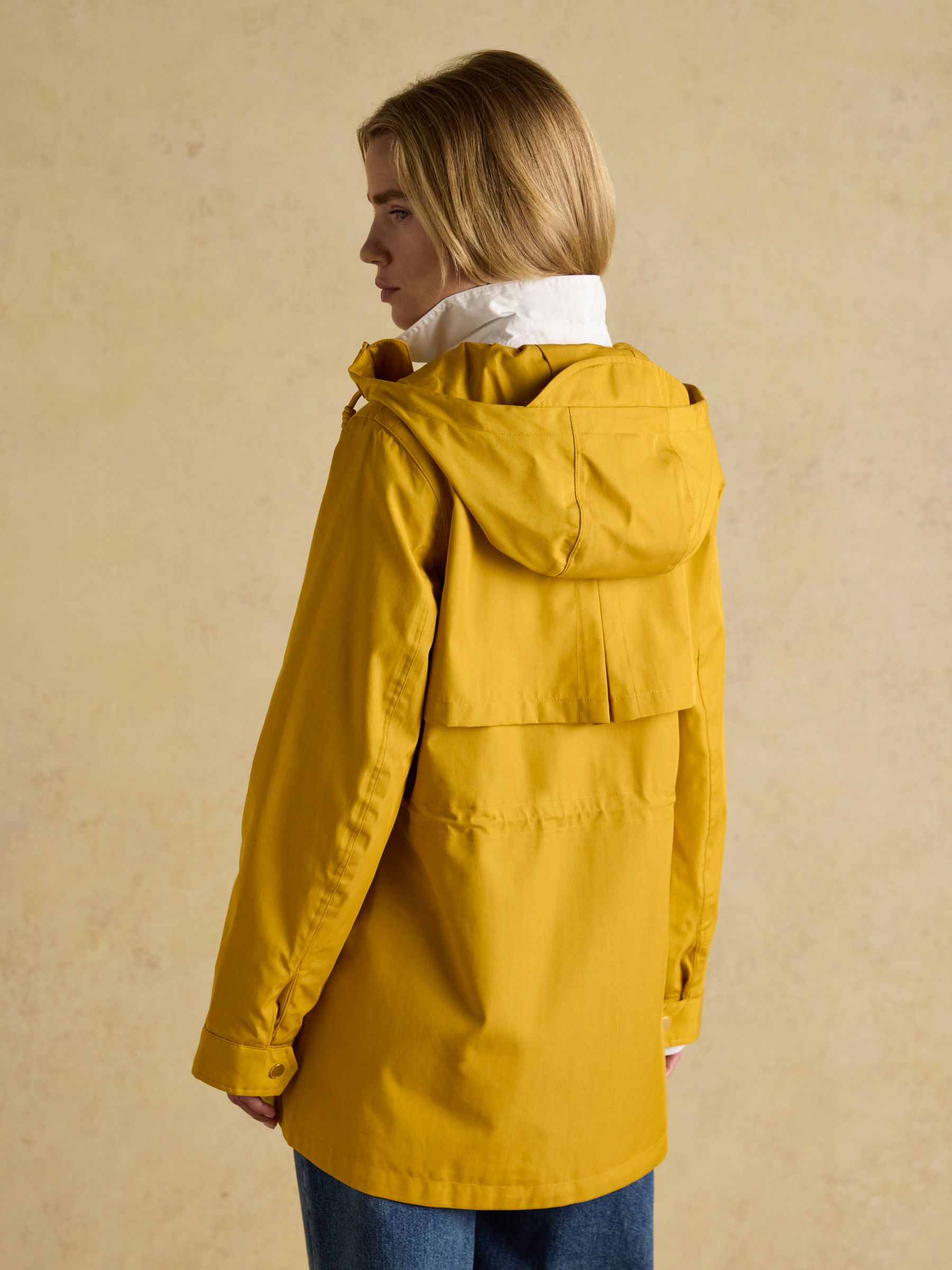 Portwell Yellow Waterproof Raincoat With Hood and Adjustable Waist - Image 5 of 12
