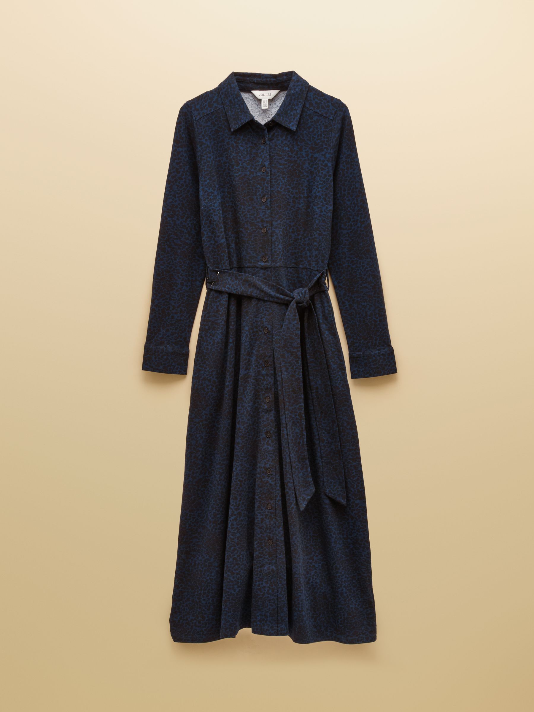 Theodora Blue Jersey Shirt Maxi Dress - Image 7 of 7