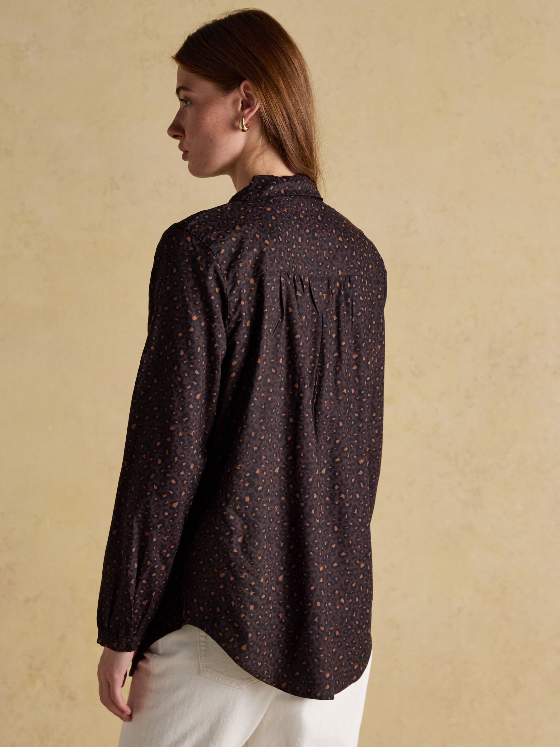 Elvina Brown Leopard Relaxed Fit Shirt - Image 2 of 7