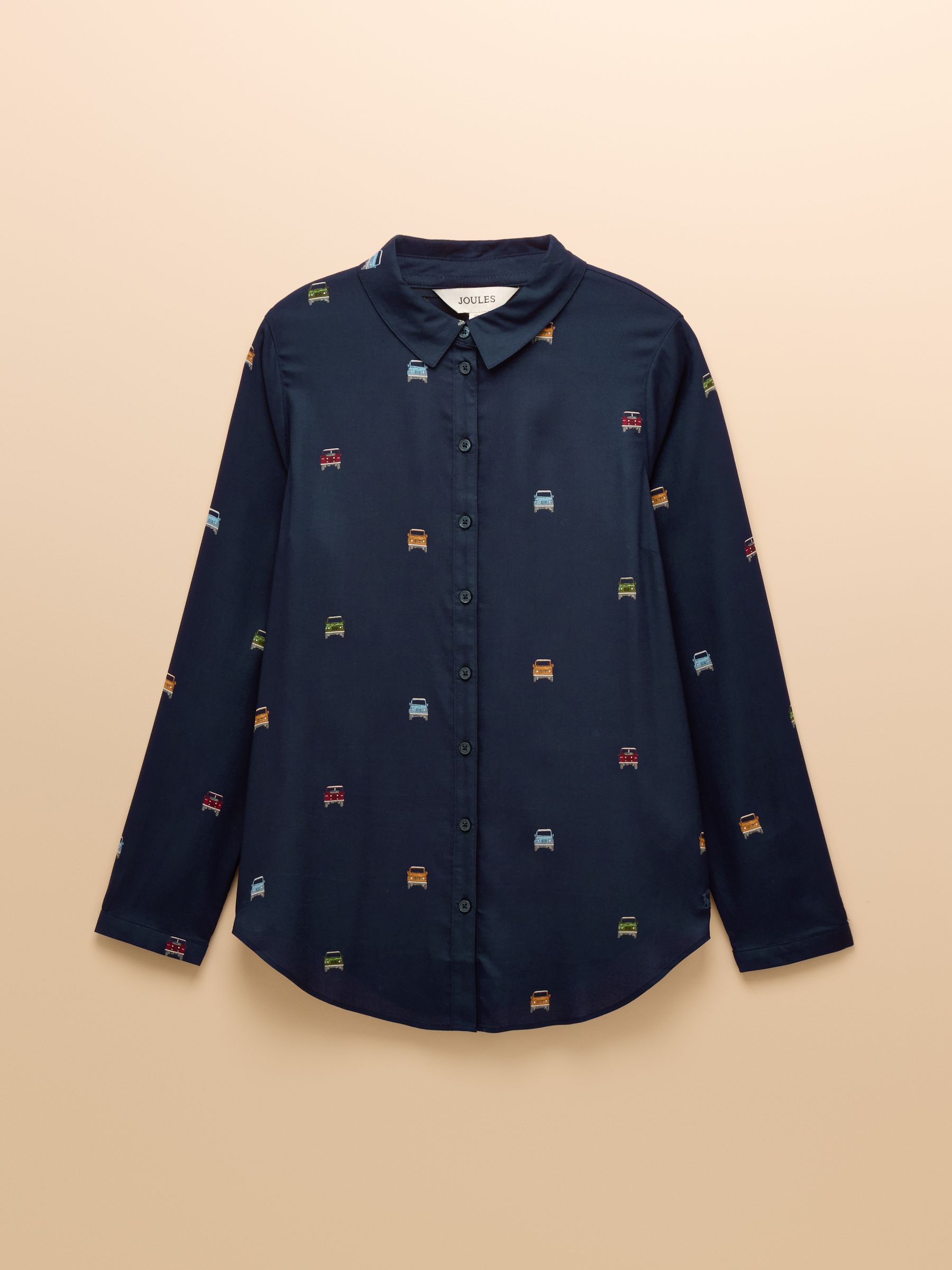 Elvina 4x4 Navy Relaxed Fit Shirt - Image 8 of 8