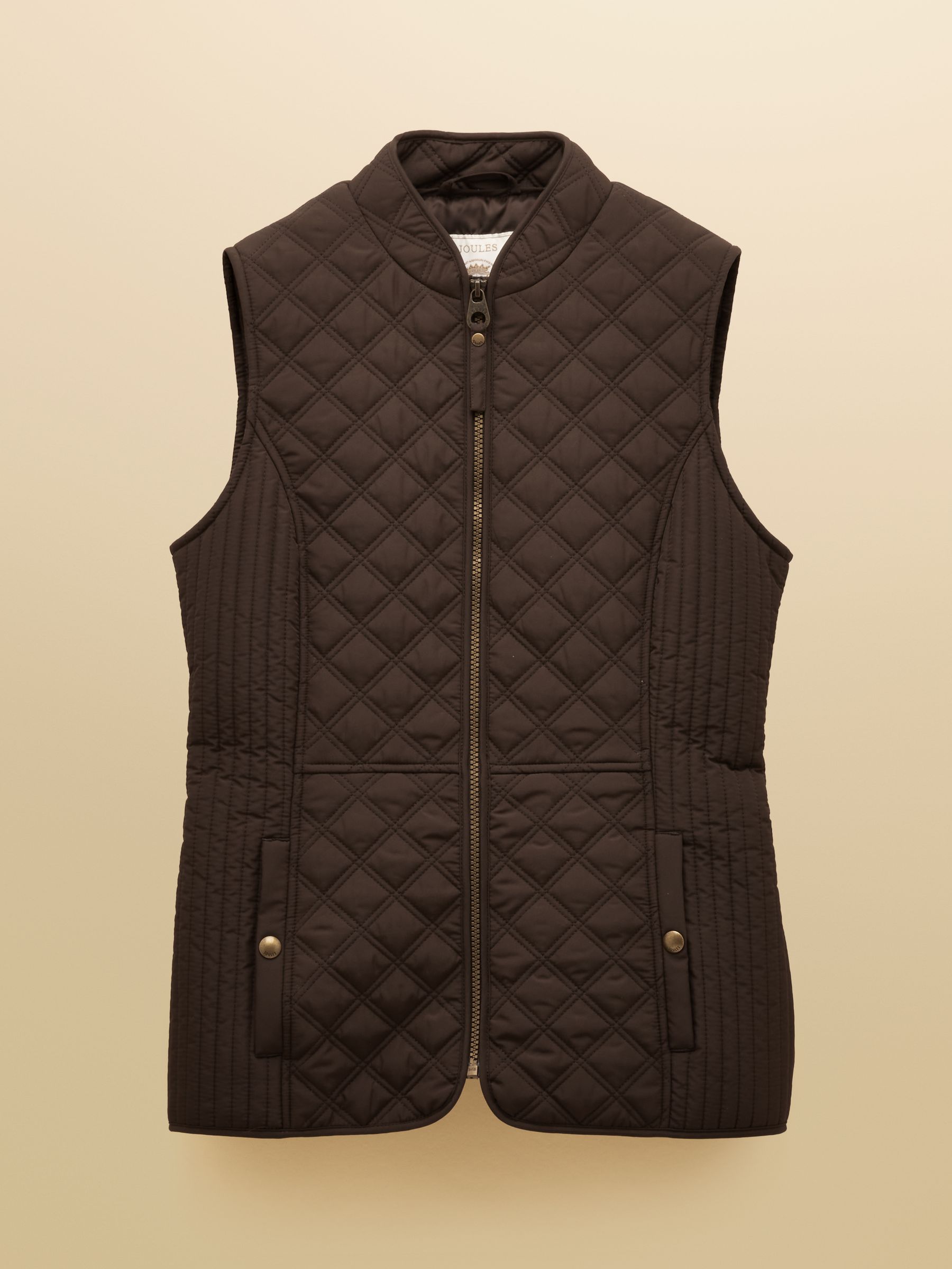 Minx Brown Showerproof Diamond Quilted Gilet - Image 13 of 13 Minx Brown Showerproof Diamond Quilted Gilet - Image 13 of 13