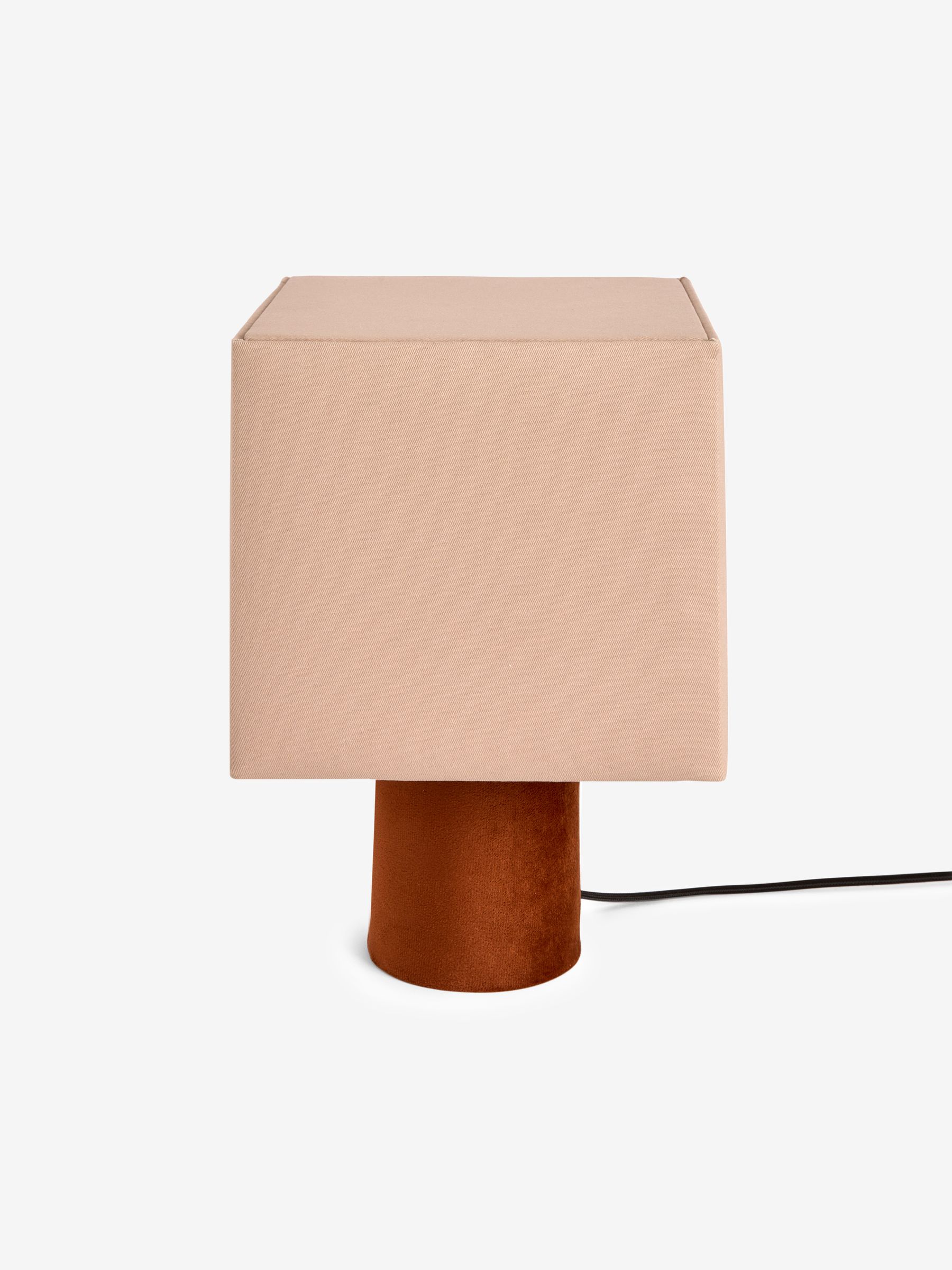 Tiana Table Lamp in Cream/Rust - Image 5 of 5