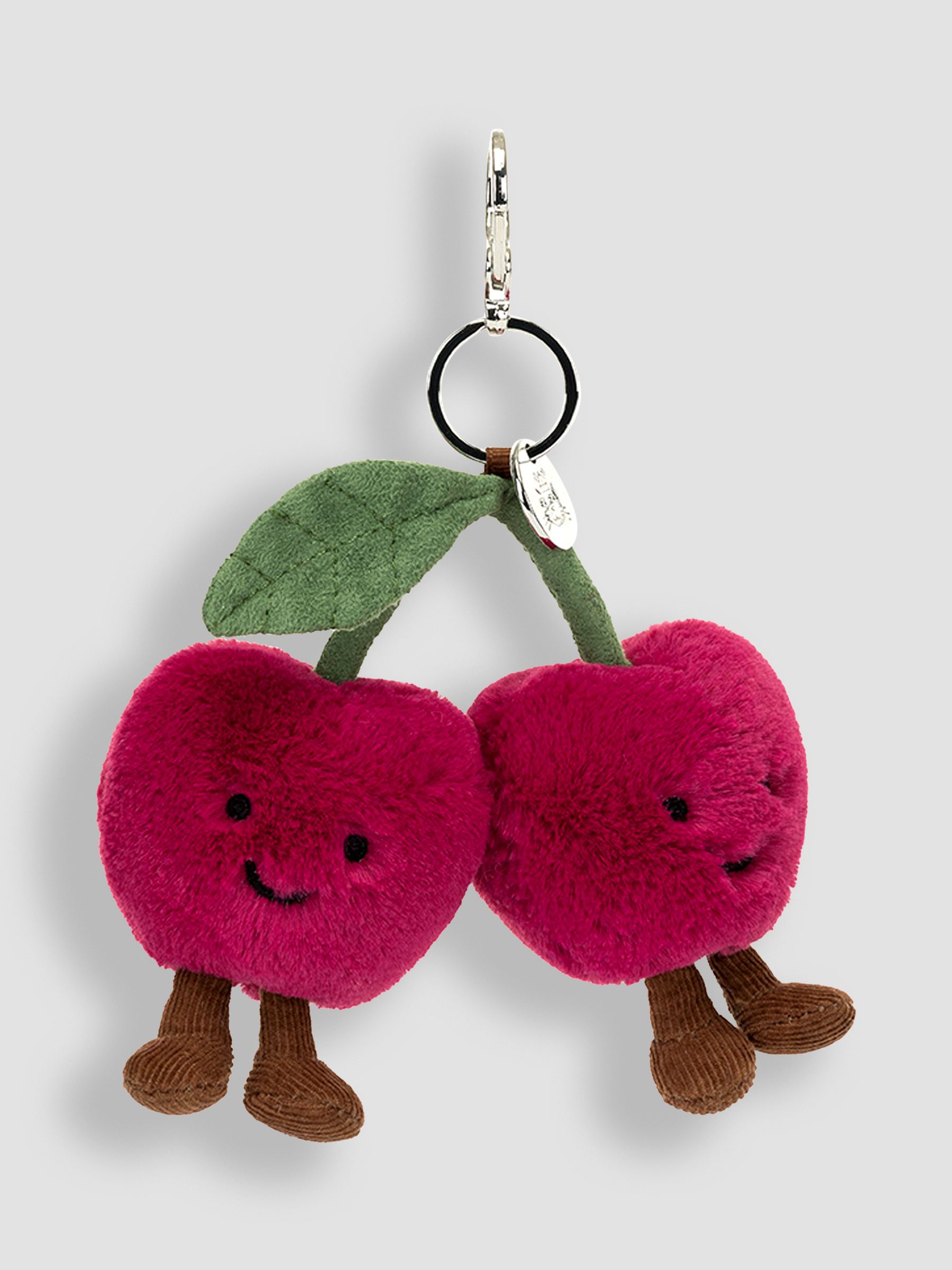 Jellycat Amuseables Cherries Bag Charm - Image 1 of 4