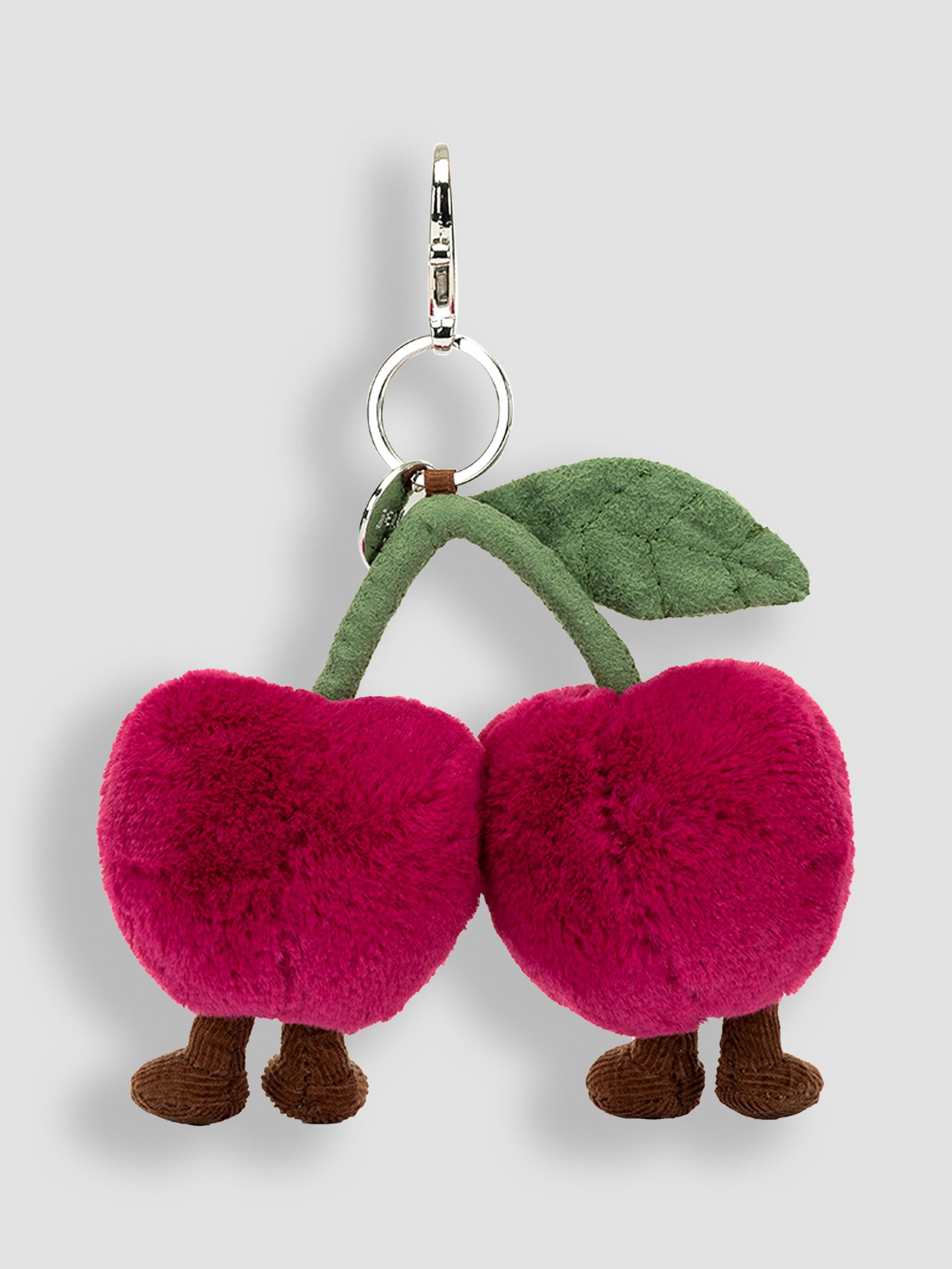 Jellycat Amuseables Cherries Bag Charm - Image 3 of 4