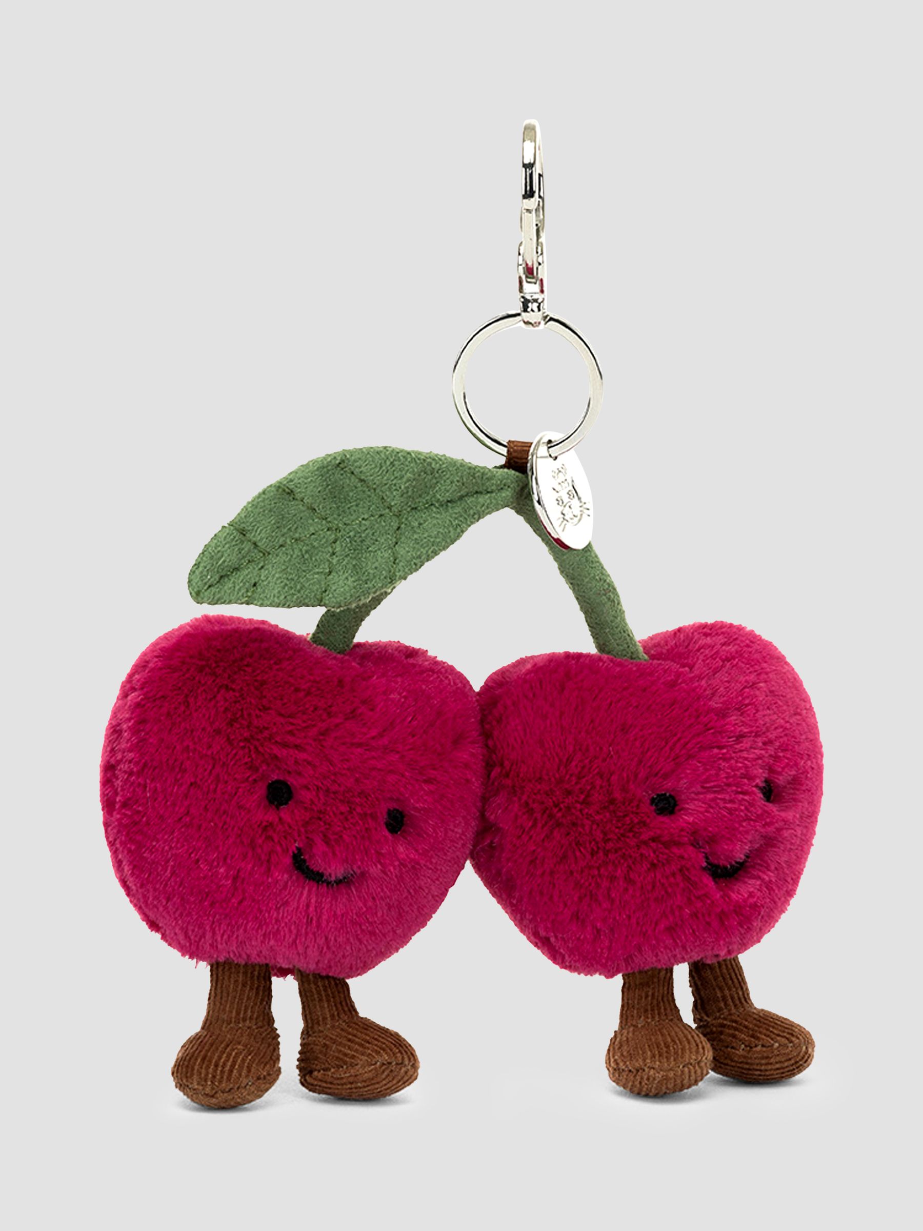 Jellycat Amuseables Cherries Bag Charm - Image 4 of 4