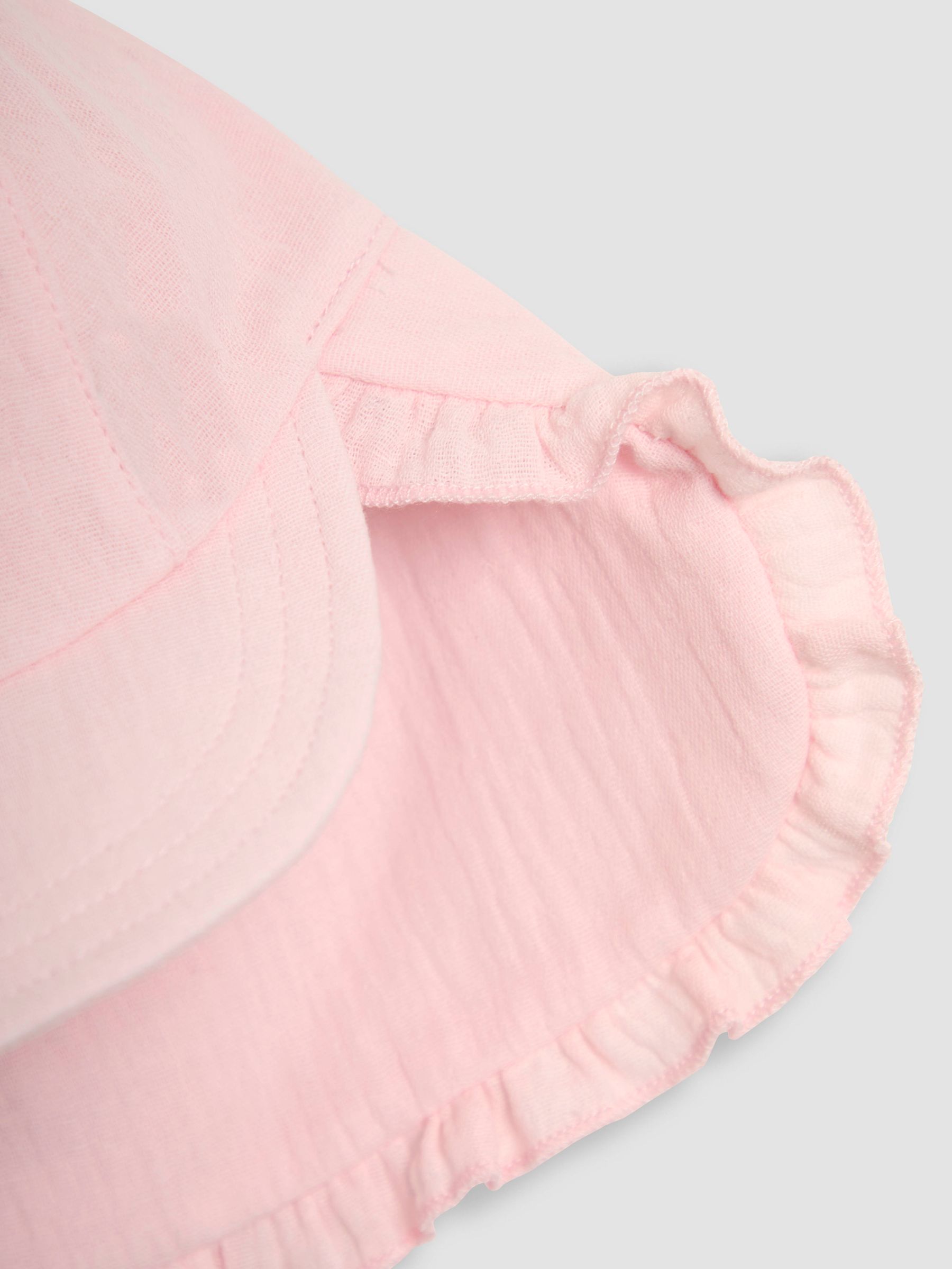 Pink Muslin Legionnaire Cap - Image 2 of 3