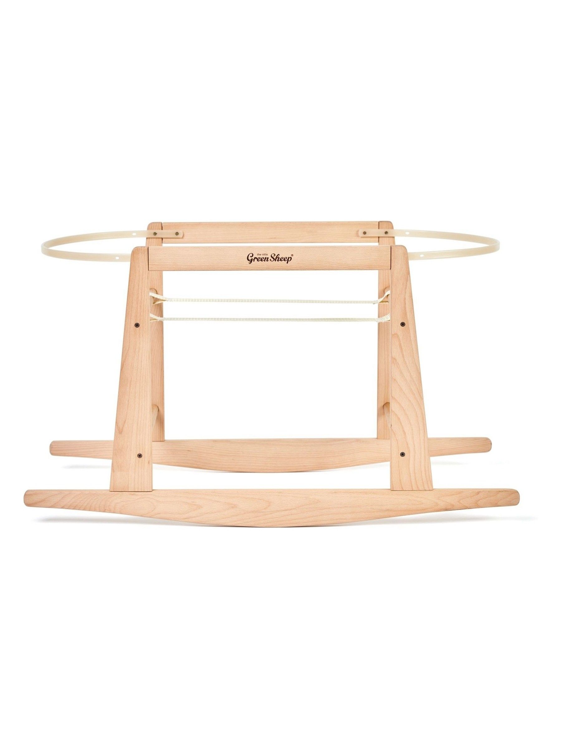 The Little Green Sheep Natural Rocking Moses Basket Stand - Image 2 of 2