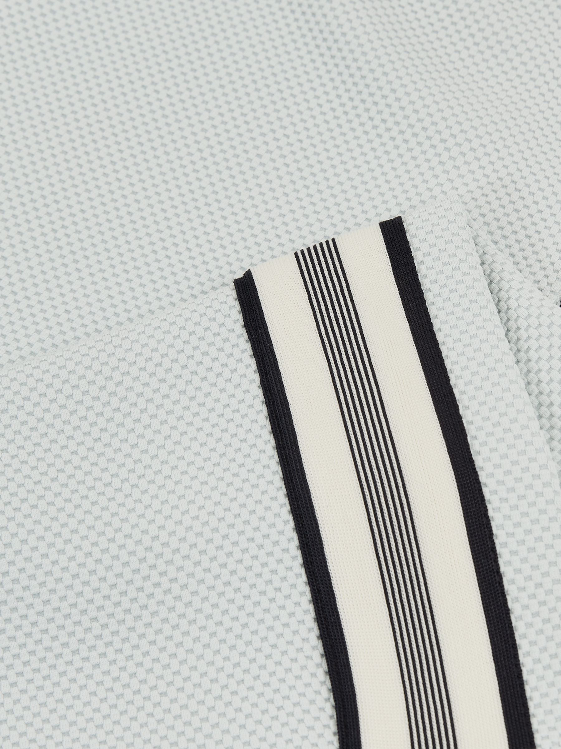 Textured Tape Drawstring Shorts in Ice Blue - Image 6 of 6