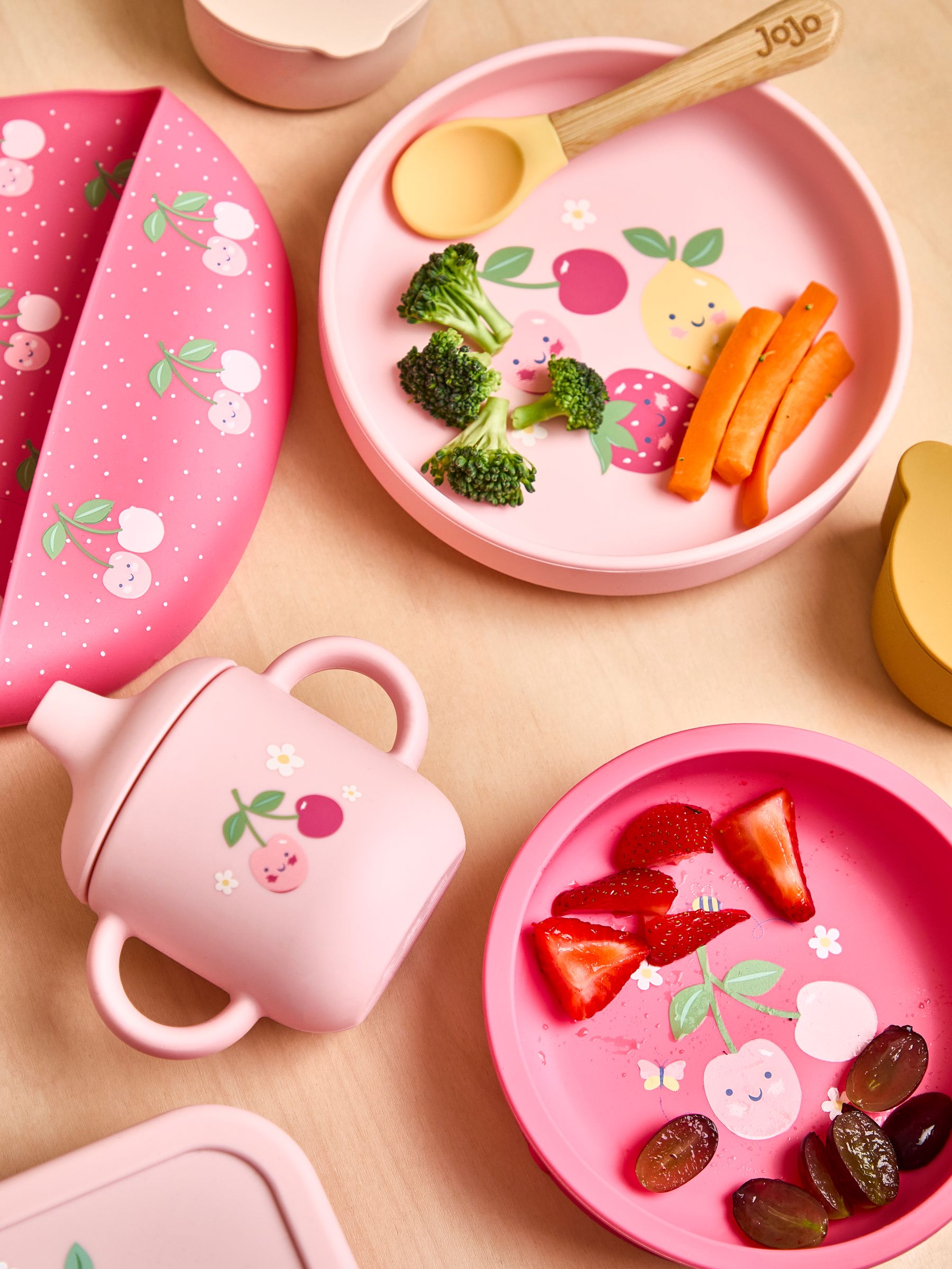 Printed Silicone Mealtime Set - Image 4 of 6