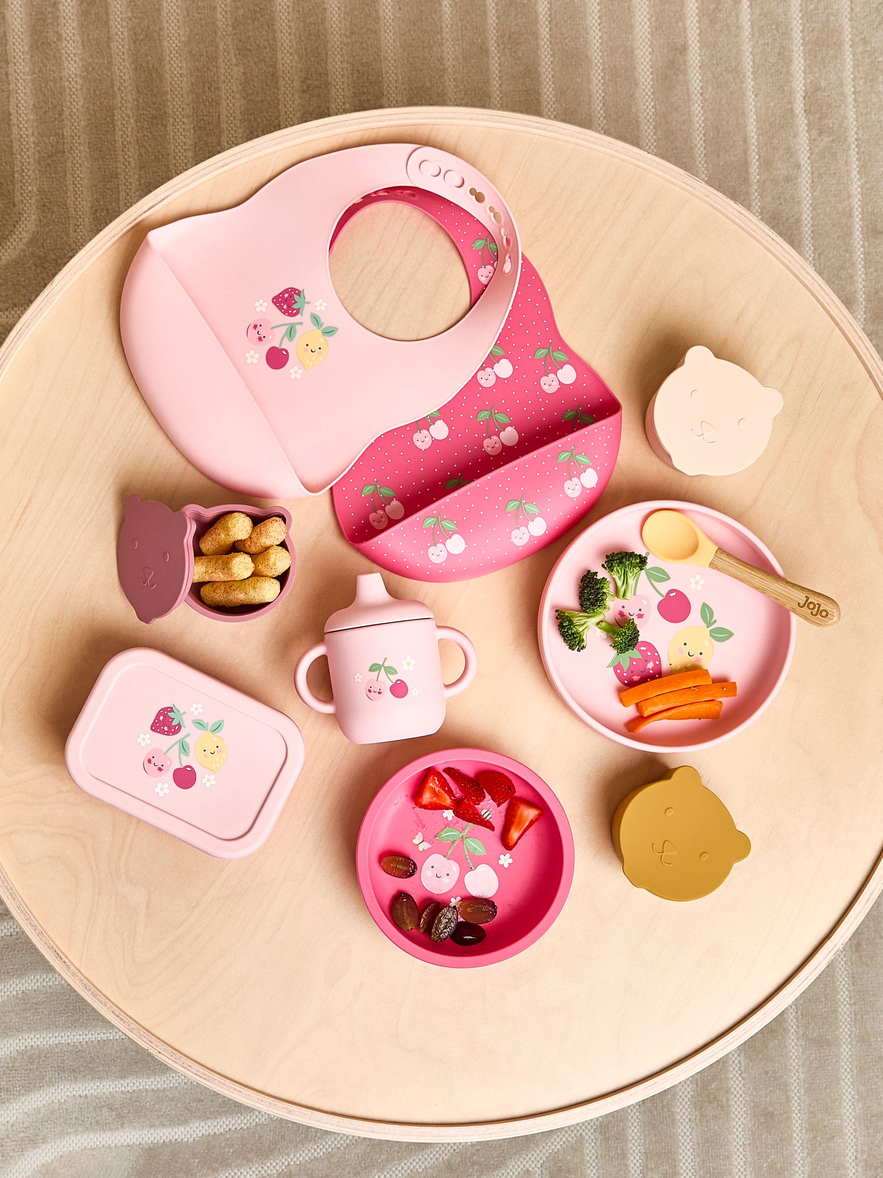 Printed Silicone Mealtime Set - Image 5 of 6
