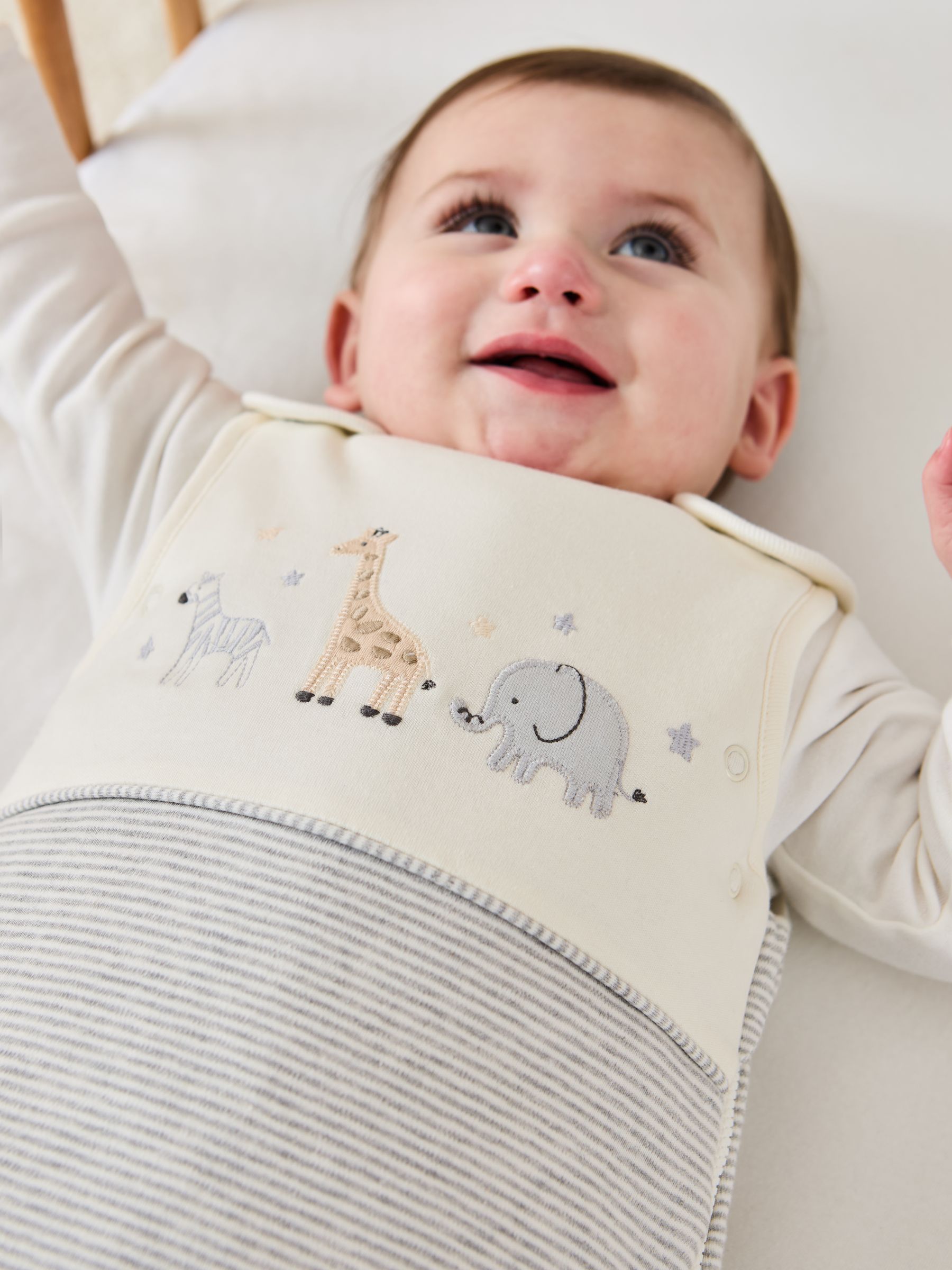 Safari Appliqué 2.5 Tog Baby Sleeping Bag - Image 5 of 5