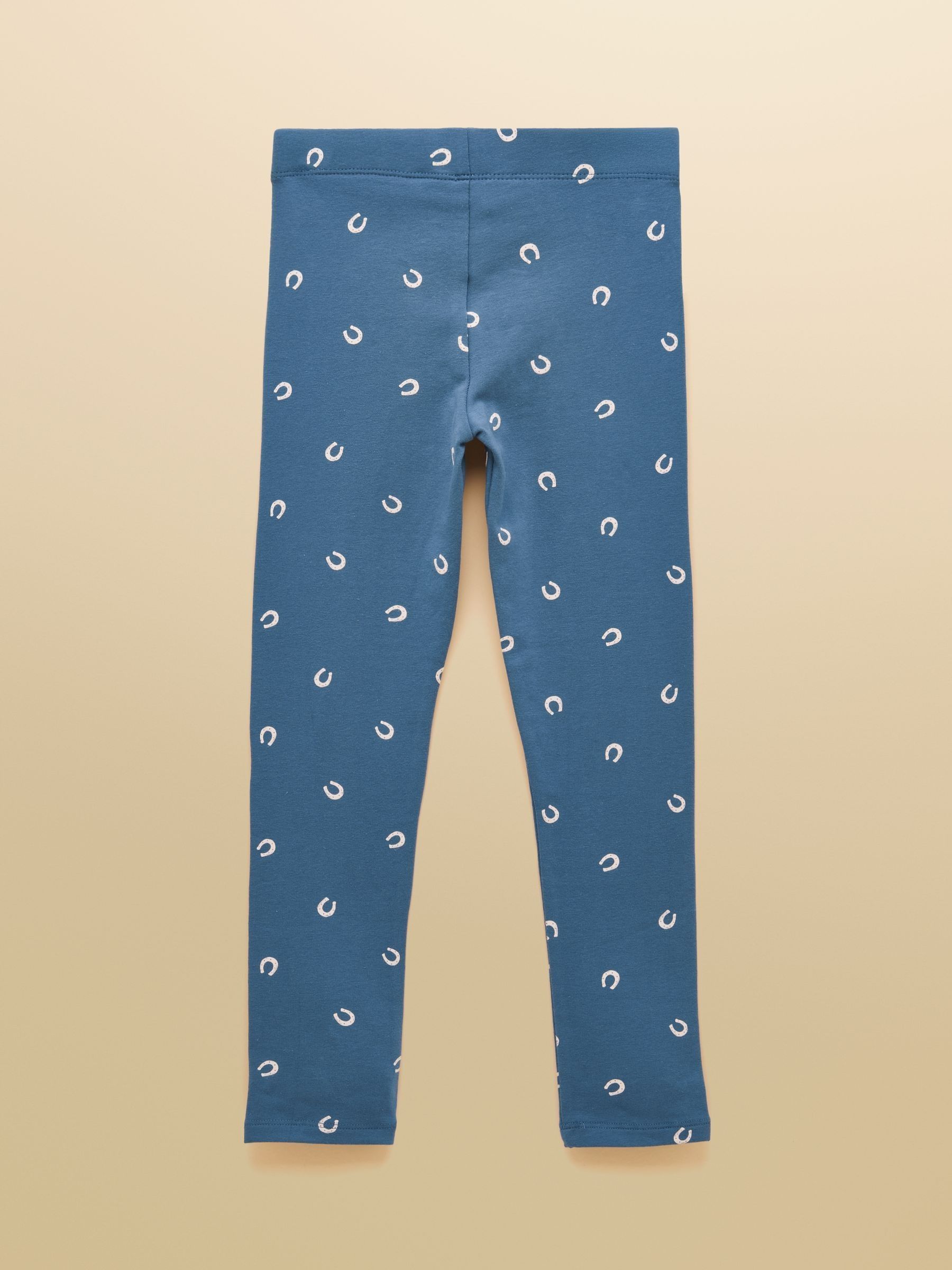 Blue Girls' Printed Jersey Leggings - Image 2 of 4
