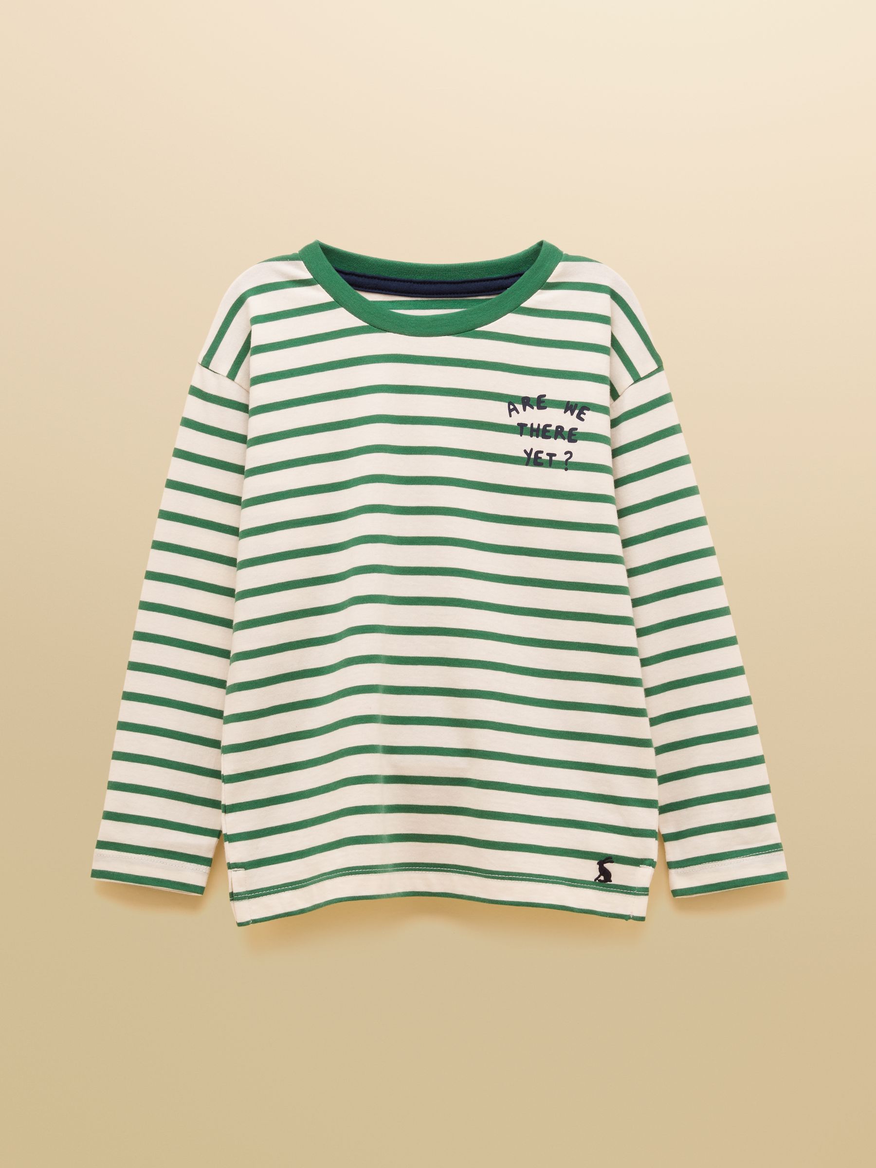 Boys' Yellow Print & Green Stripe Long Sleeve Tops 2 Pack - Image 2 of 11