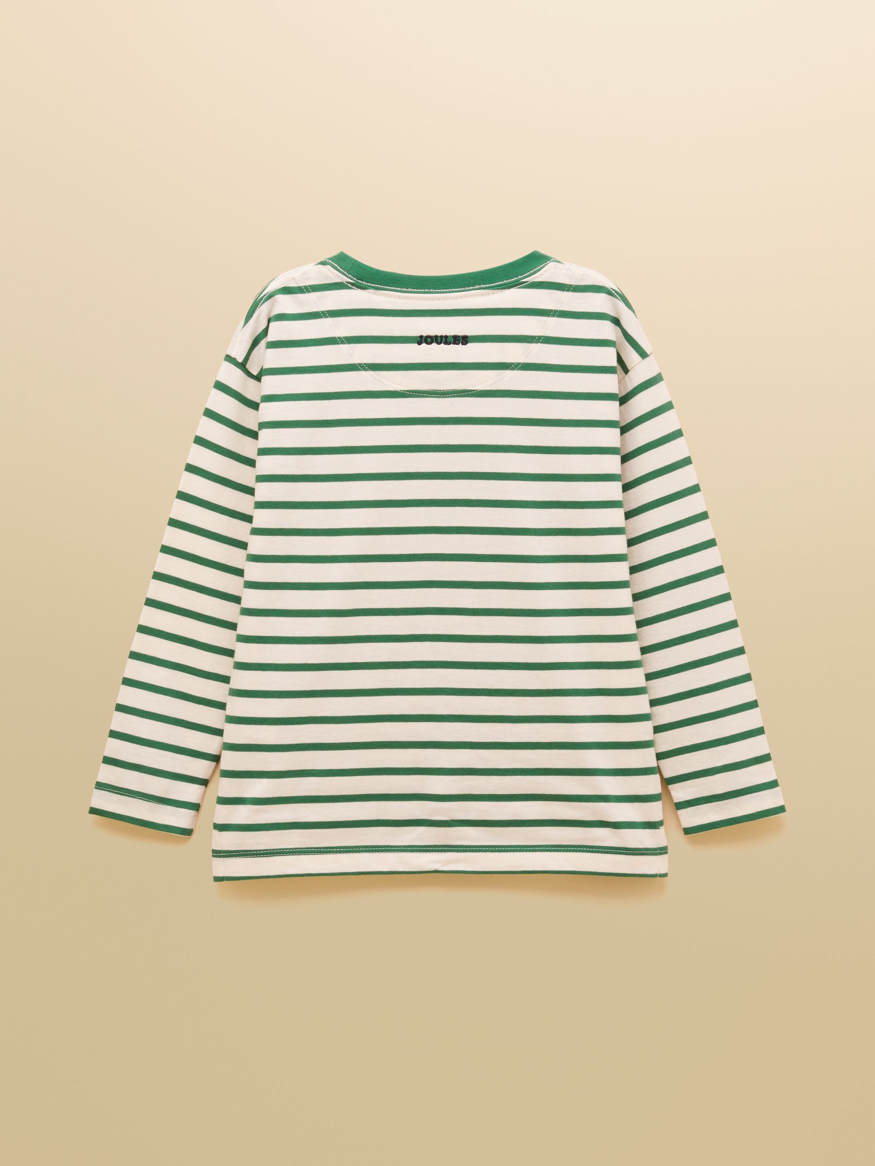 Boys' Yellow Print & Green Stripe Long Sleeve Tops 2 Pack - Image 3 of 11