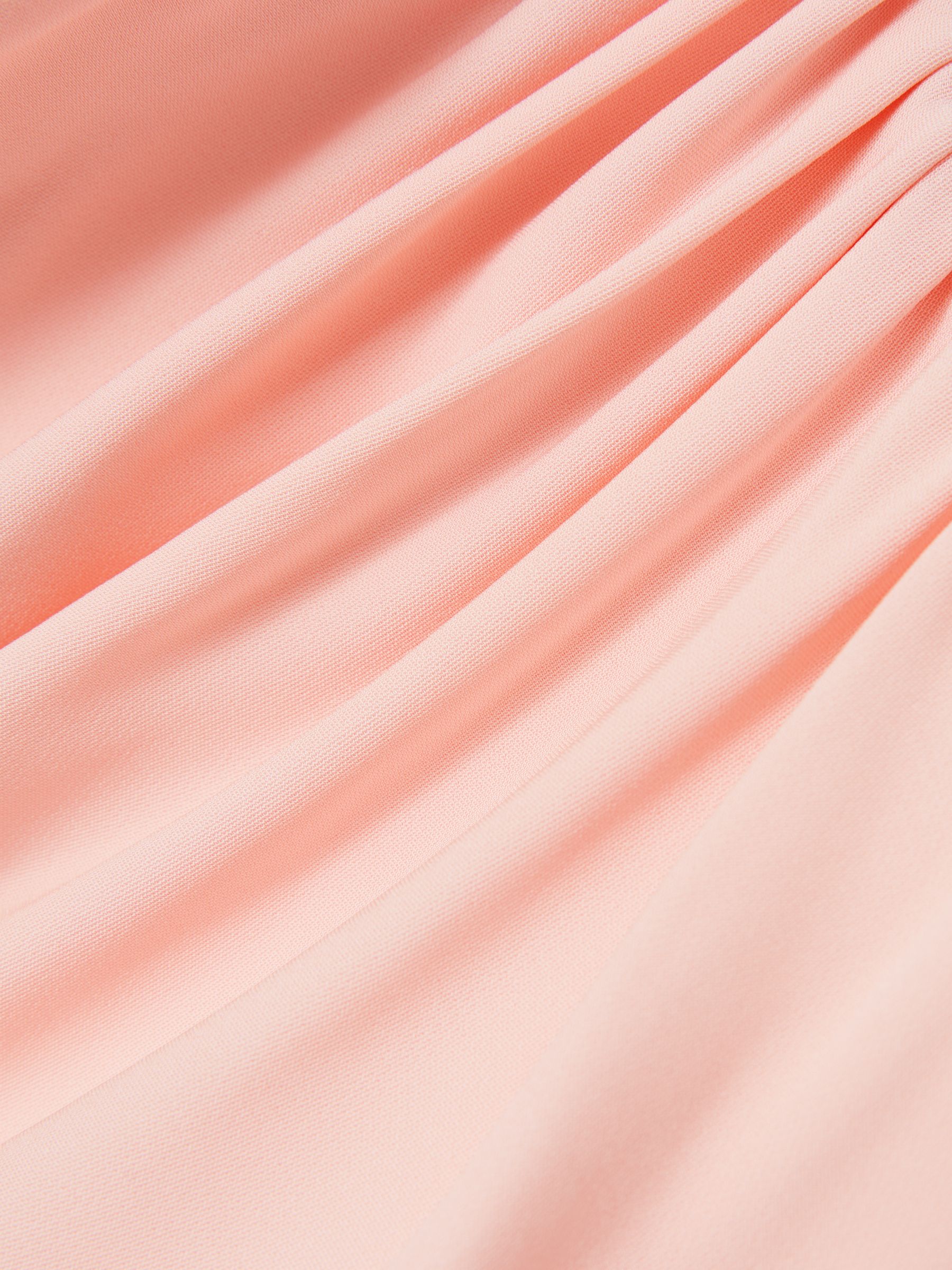 Ruched Strapless Bodycon Dress in Pink - Image 5 of 5