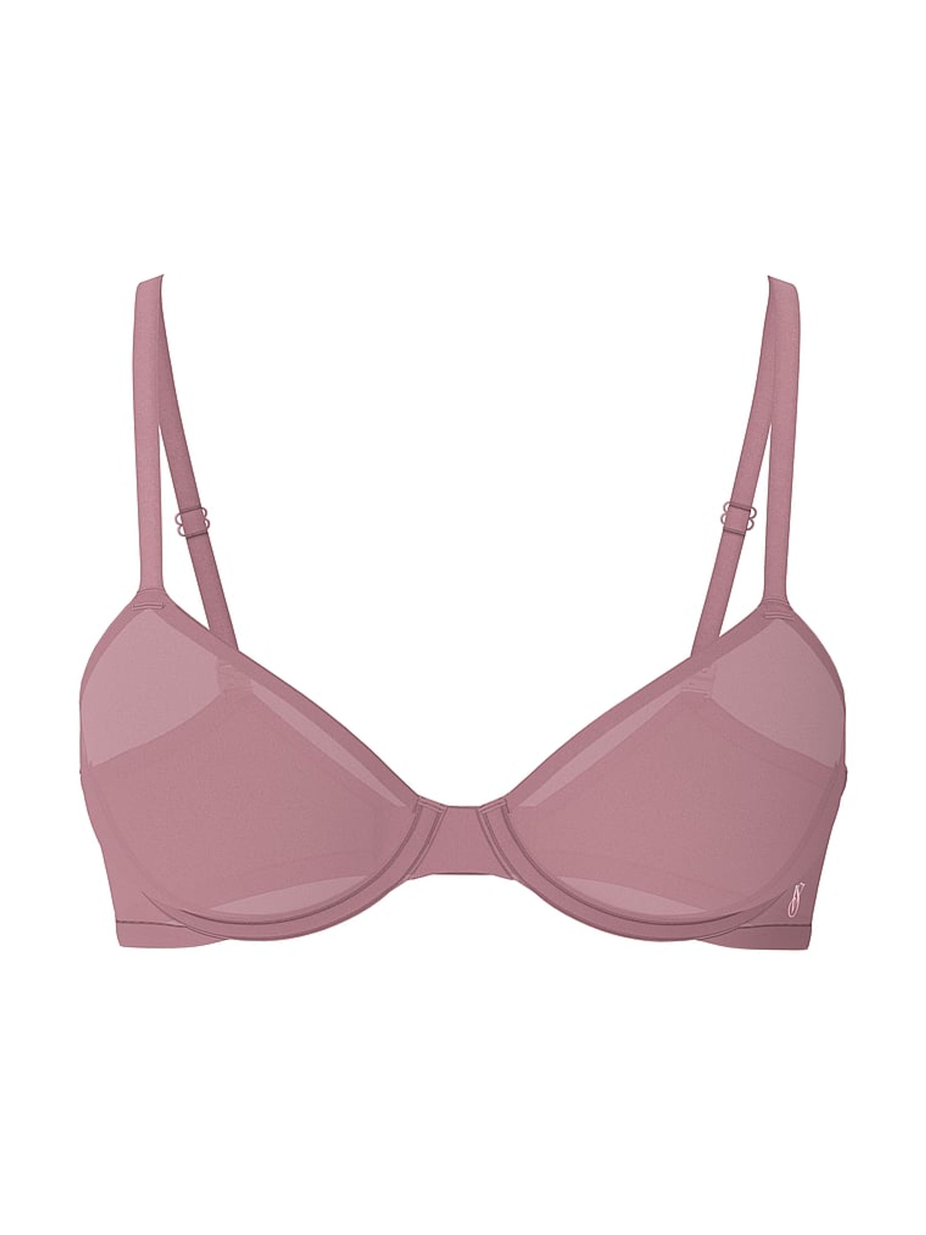 Nostalgia Rose Pink SheerSmoothing™ Unlined Demi Bra - Image 3 of 3