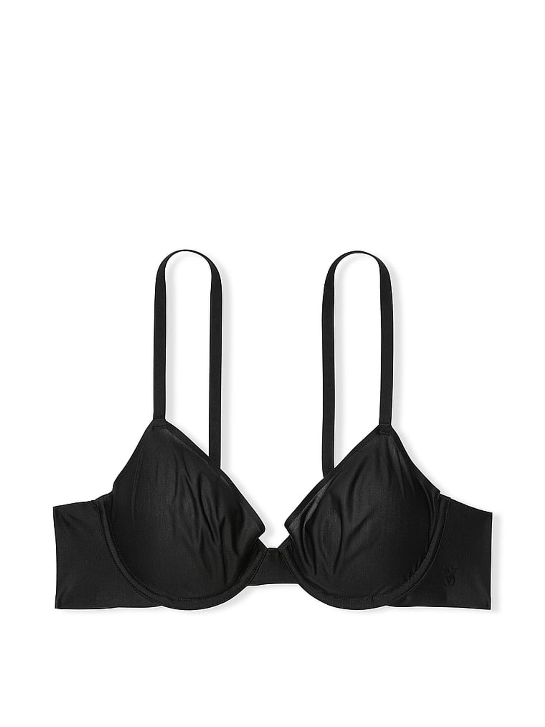 Black SheerSmoothing™ Unlined Demi Bra - Image 3 of 3