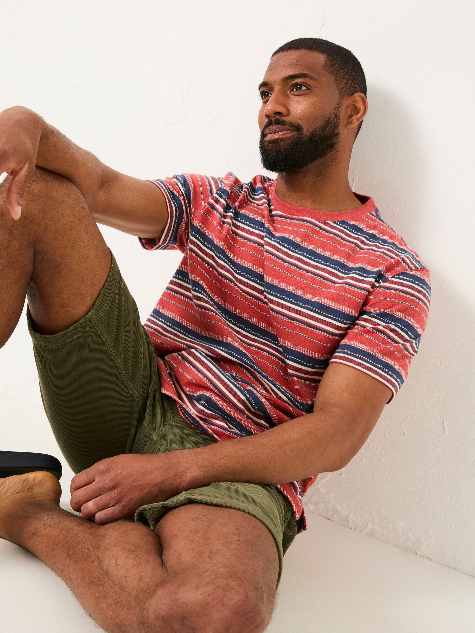 Cheriton Red Stripe Tshirt - Image 4 of 5