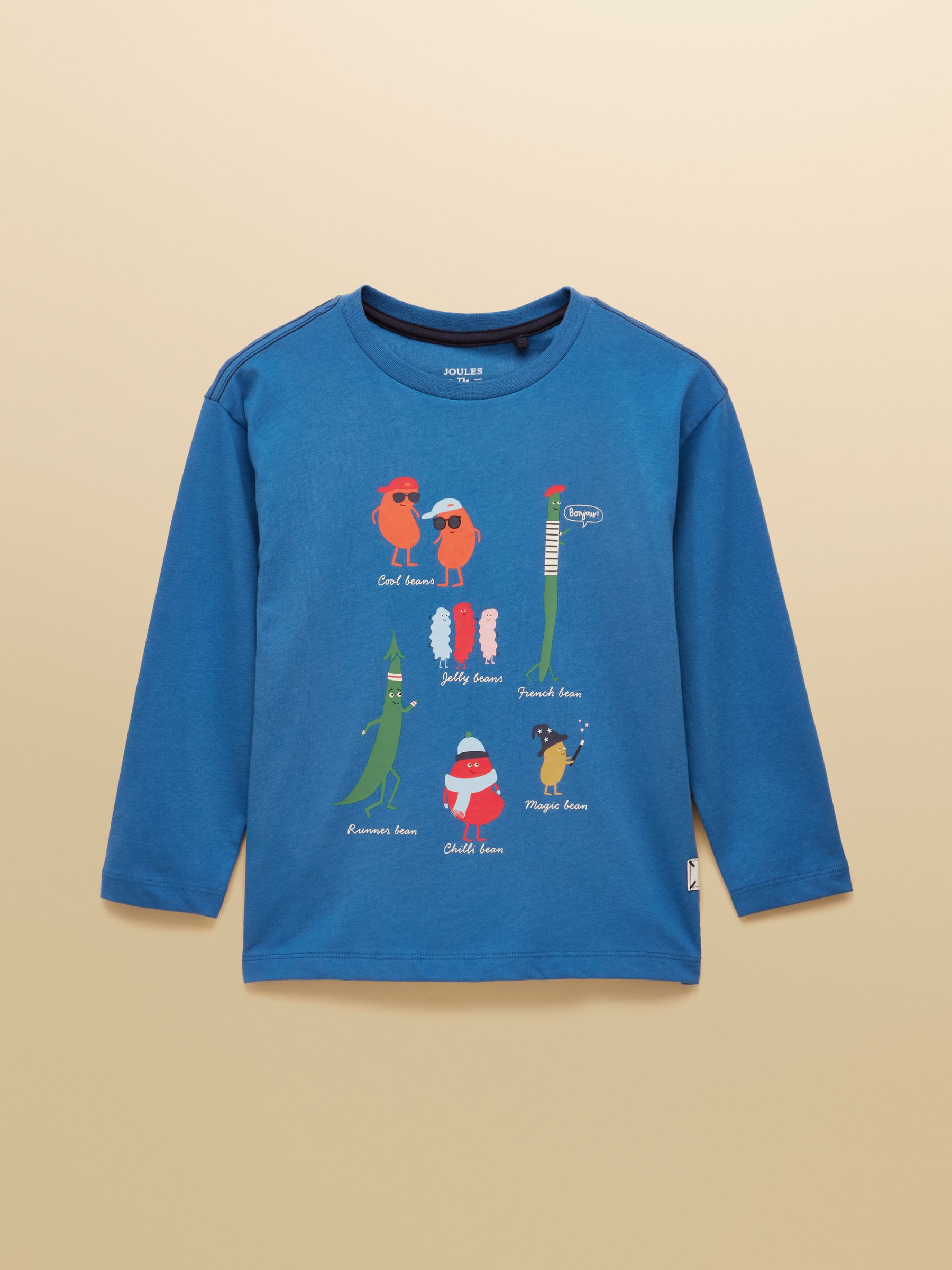 Boys' Finlay Blue Long Sleeve Top - Image 1 of 5