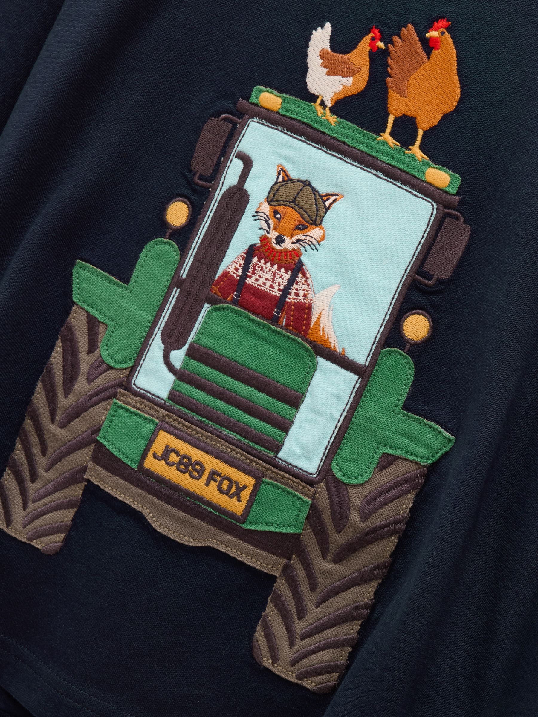 Boys' Jack Navy Applique Long Sleeve Top - Image 6 of 7