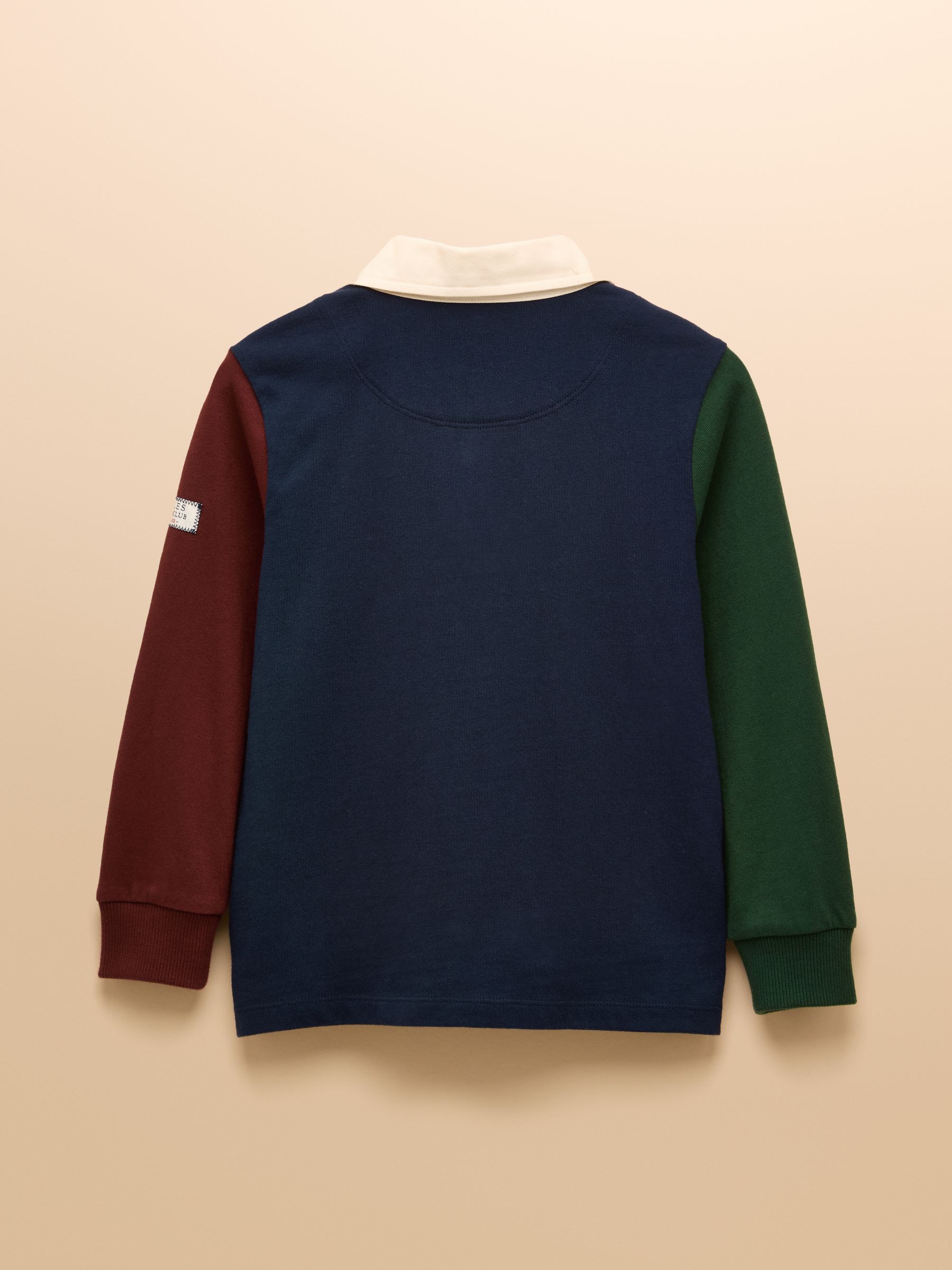 Boys' Rugby Club Multi Colourblock Long Sleeve Shirt - Image 5 of 7