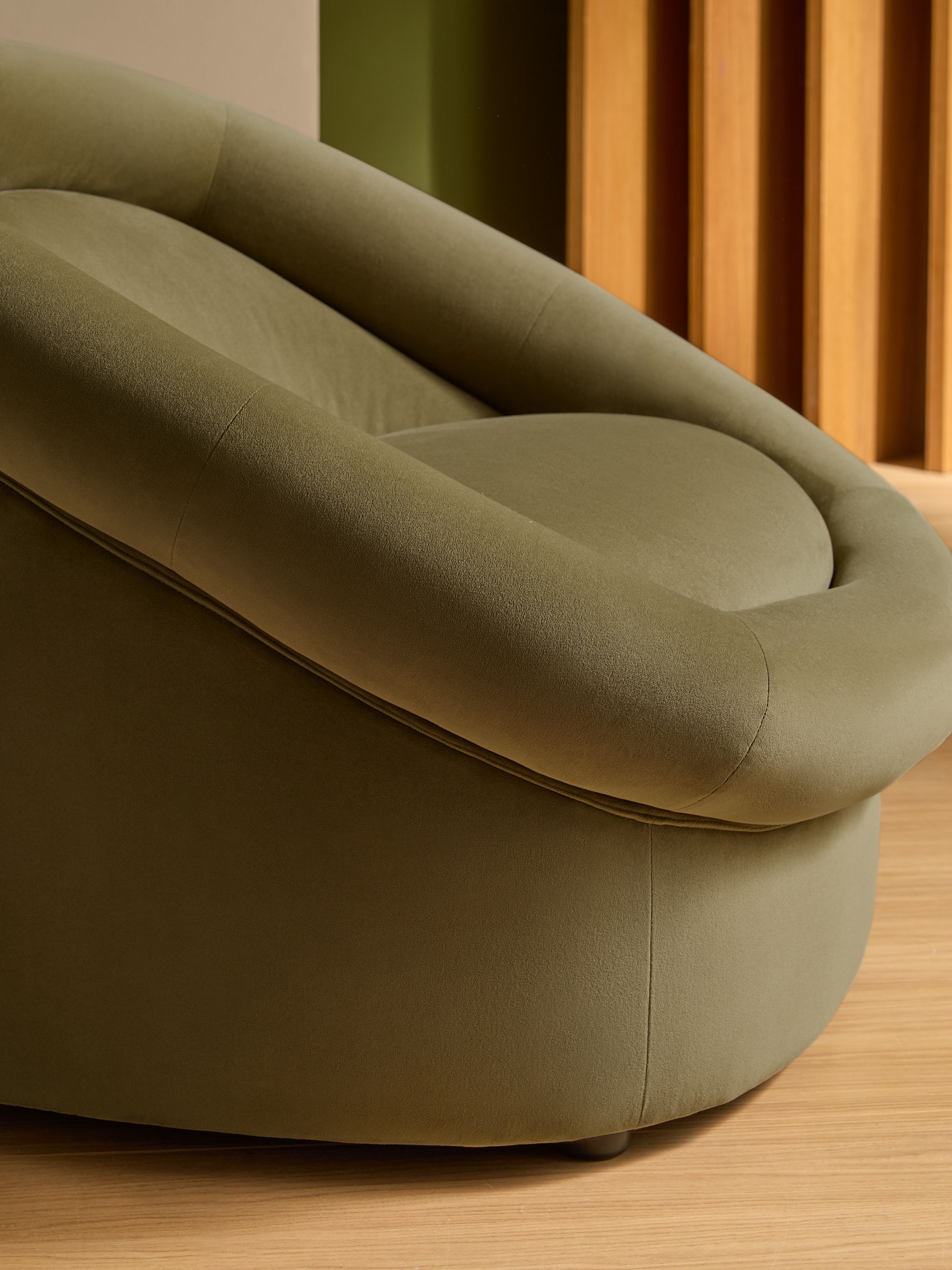 Seattle Accent Chair in Fern Green Velvet - Image 2 of 6