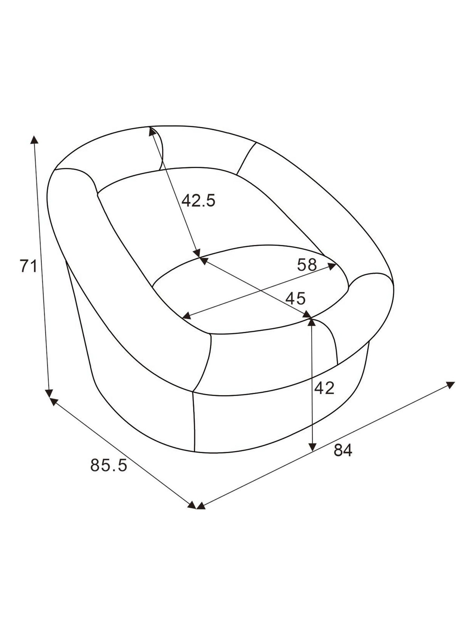 Seattle Accent Chair in Fern Green Velvet - Image 4 of 6