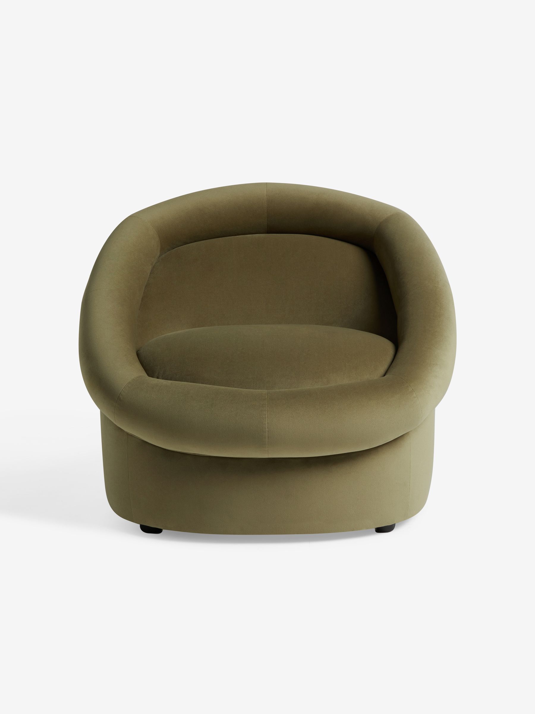 Seattle Accent Chair in Fern Green Velvet - Image 6 of 6