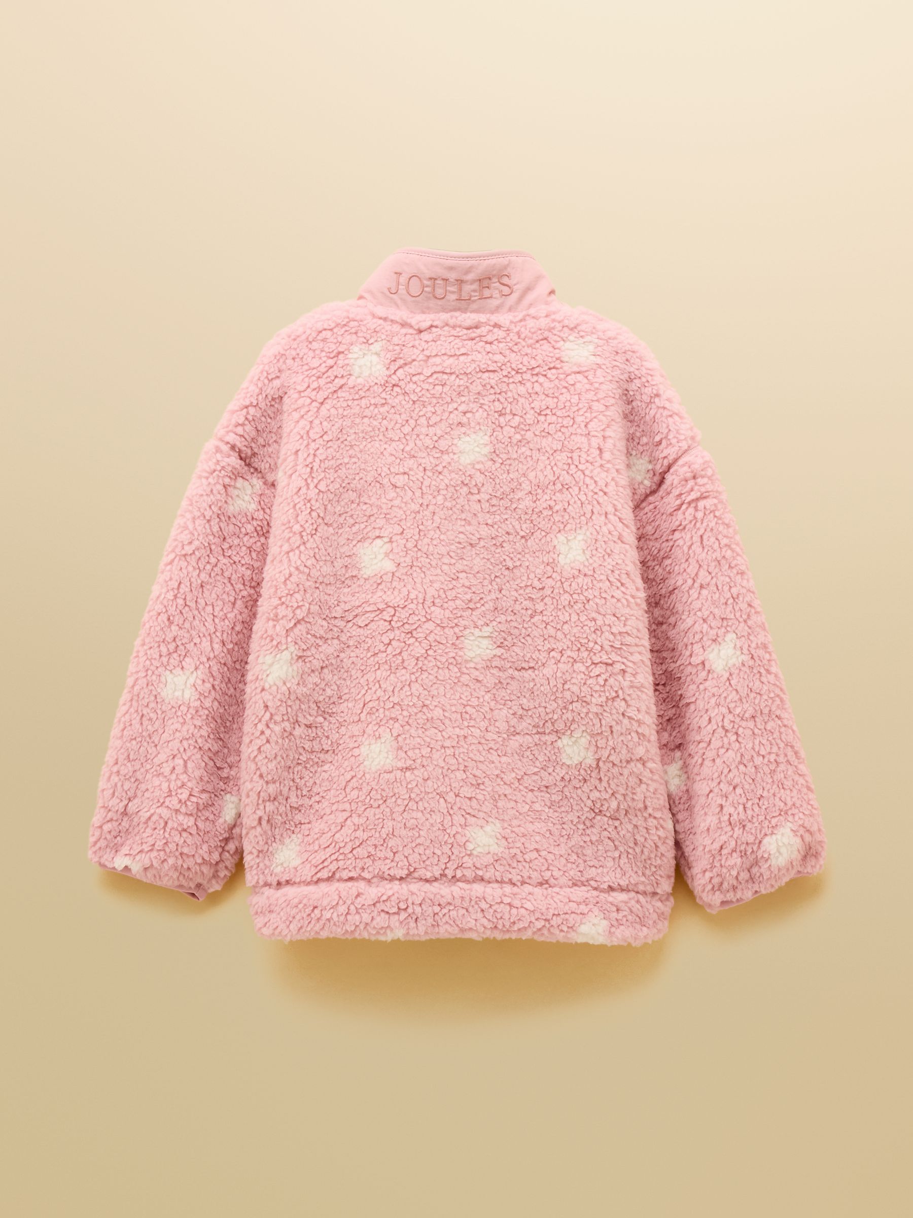 Girls' Tilly Pink Zip Through Fleece - Image 2 of 4 Girls' Tilly Pink Zip Through Fleece - Image 2 of 4