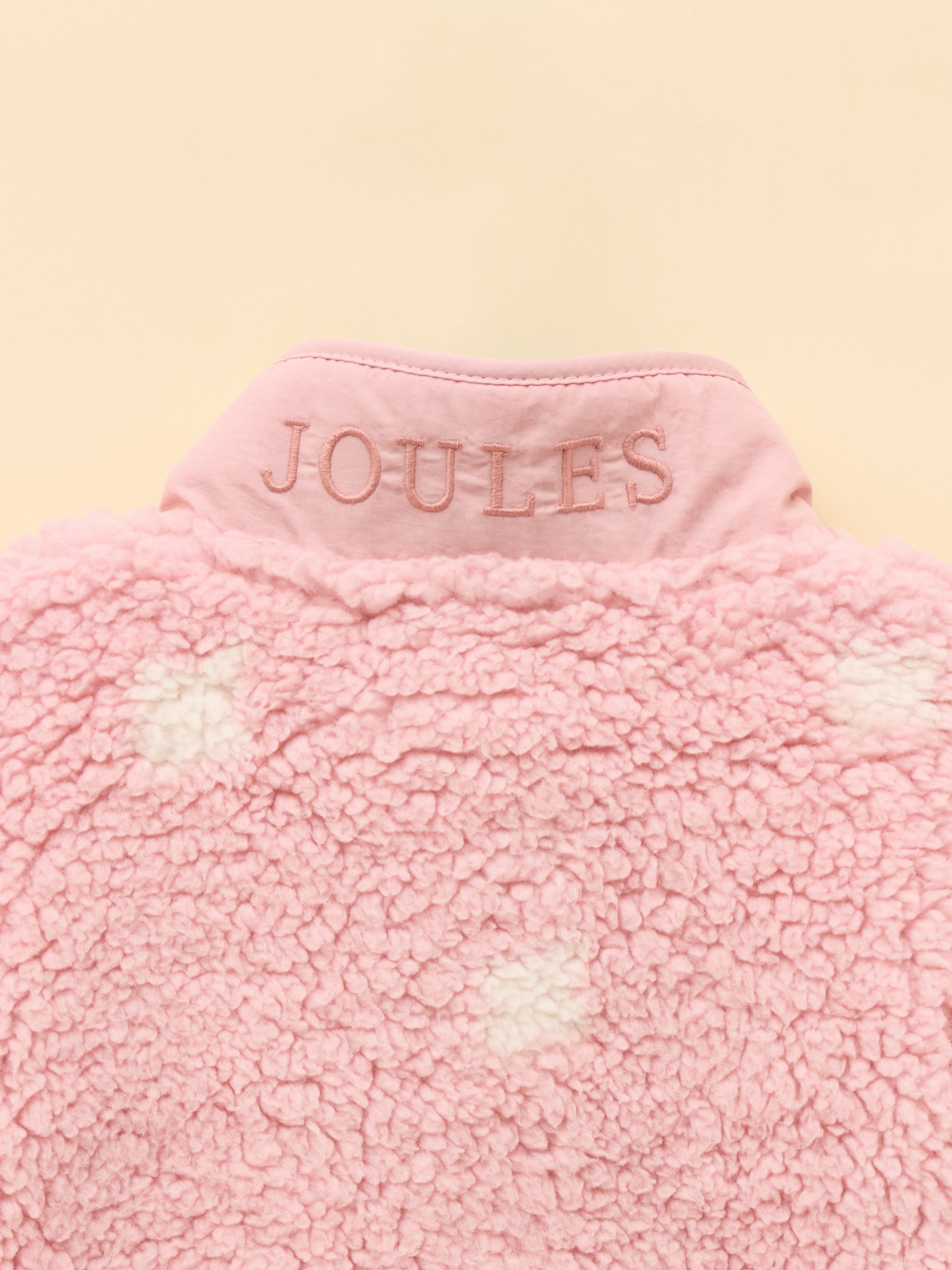 Girls' Tilly Pink Zip Through Fleece - Image 4 of 4