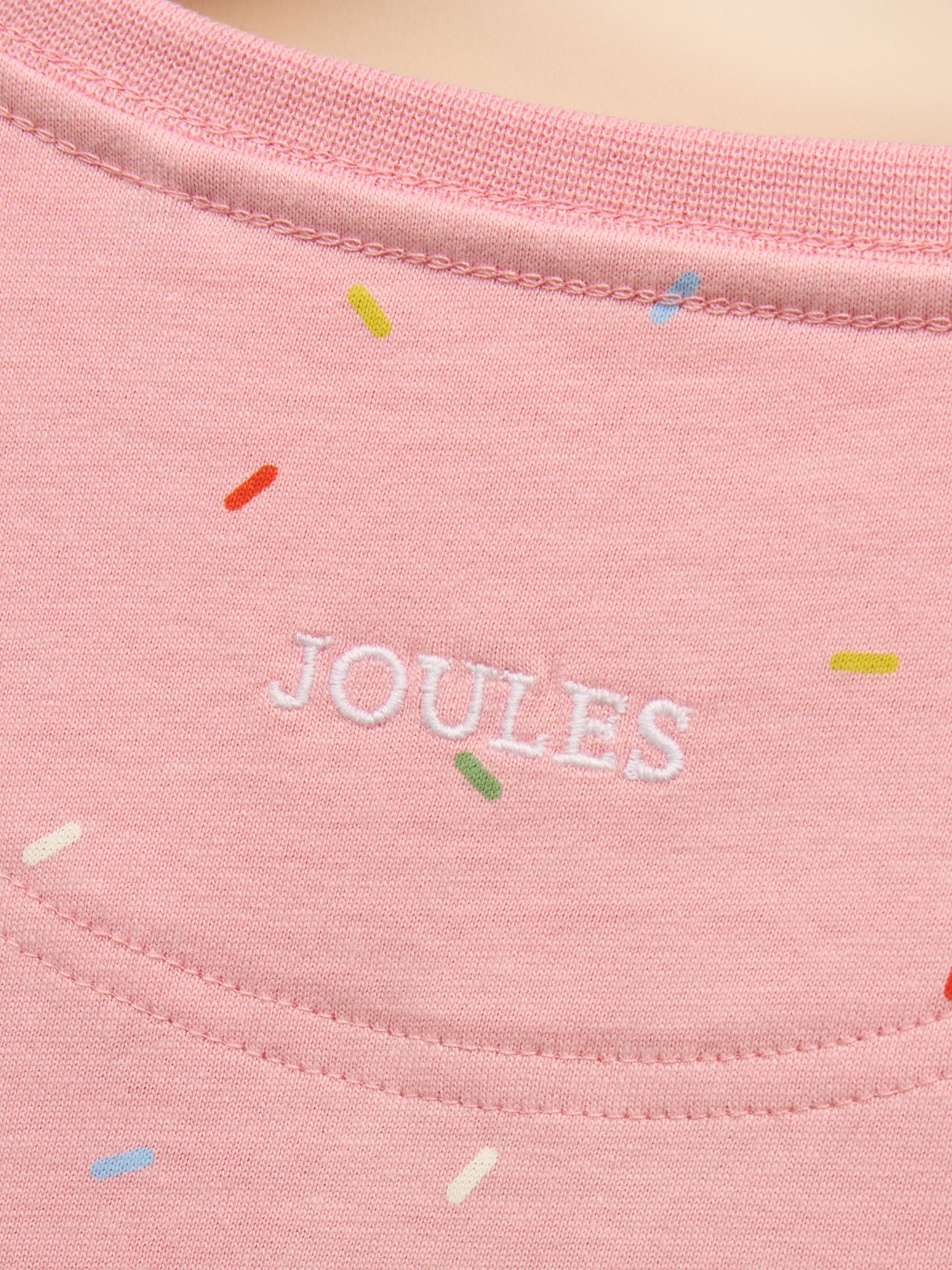 Girls' Ava Pink Dog Print Long Sleeve Top - Image 8 of 8