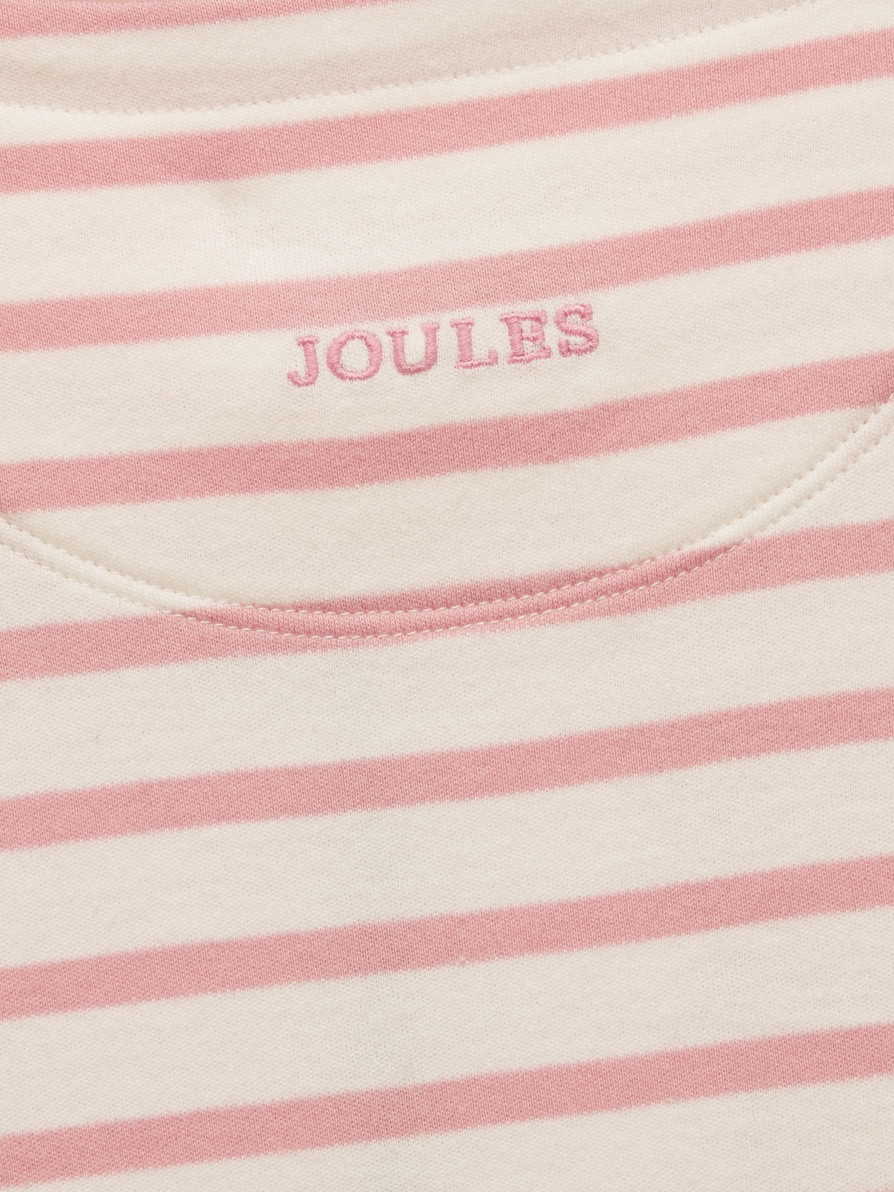 Girls' Harbour Pink & Cream Long Sleeve Jersey Top - Image 5 of 5