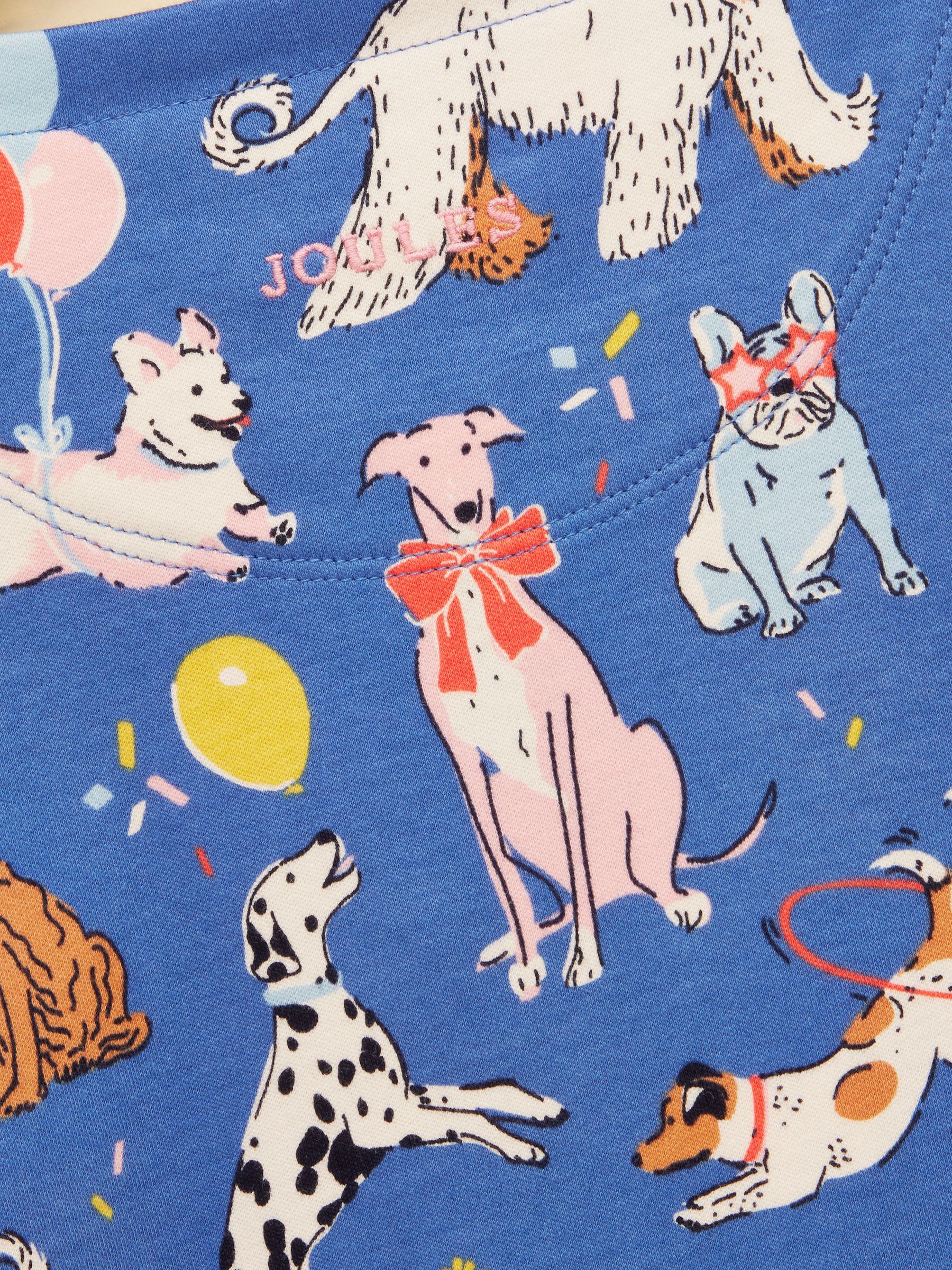 Girls' Harbour Blue Dogs Long Sleeve Jersey Top - Image 5 of 5