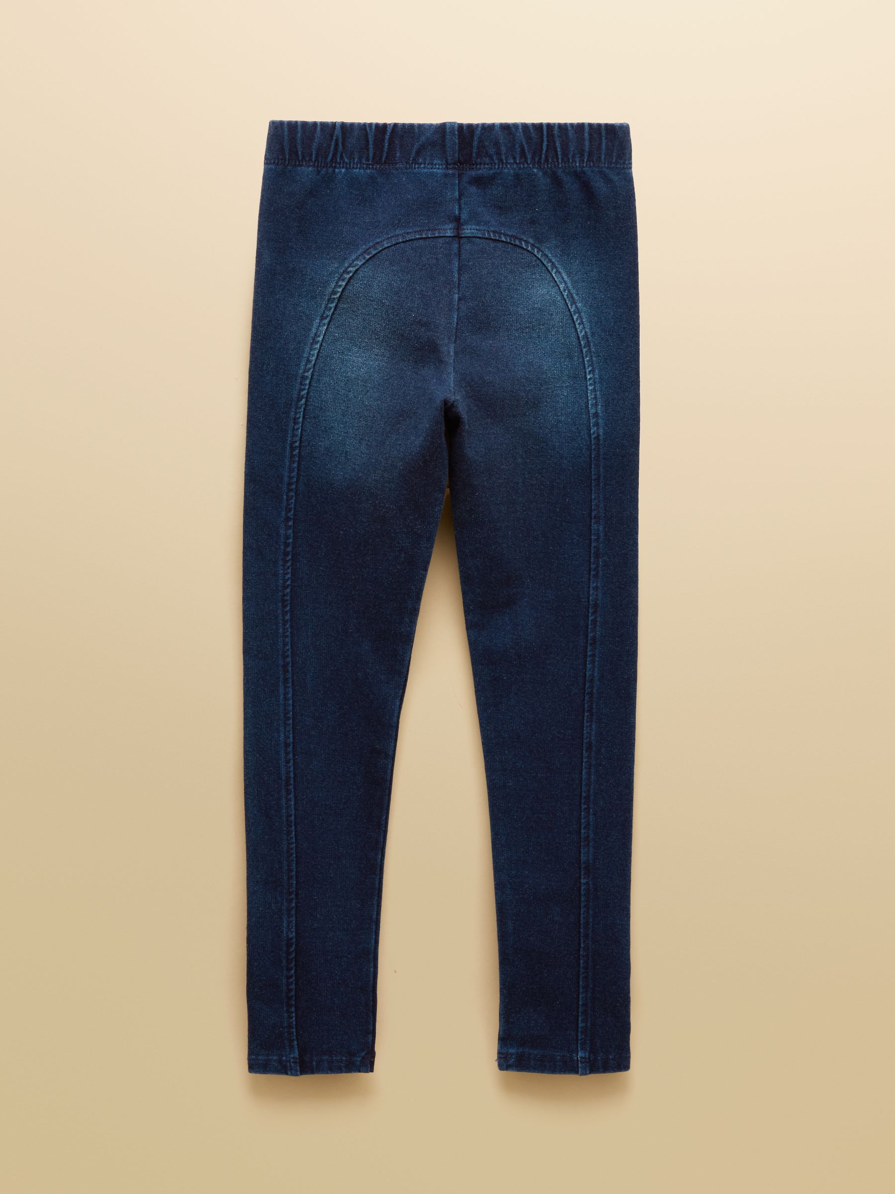 Girls' Trot Blue Denim-Look Leggings 2 Pack - Image 5 of 6