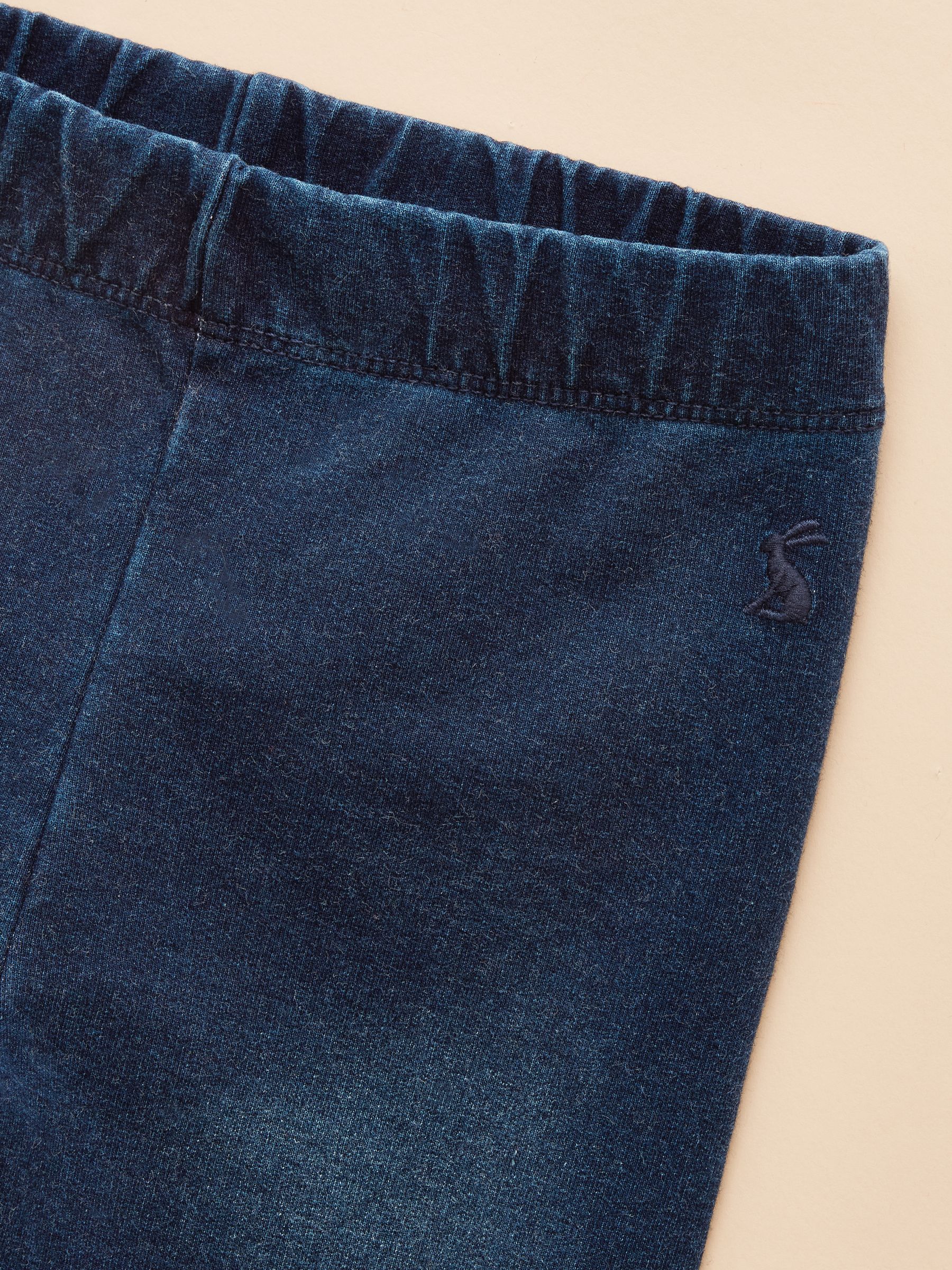 Girls' Trot Blue Denim-Look Leggings 2 Pack - Image 6 of 6