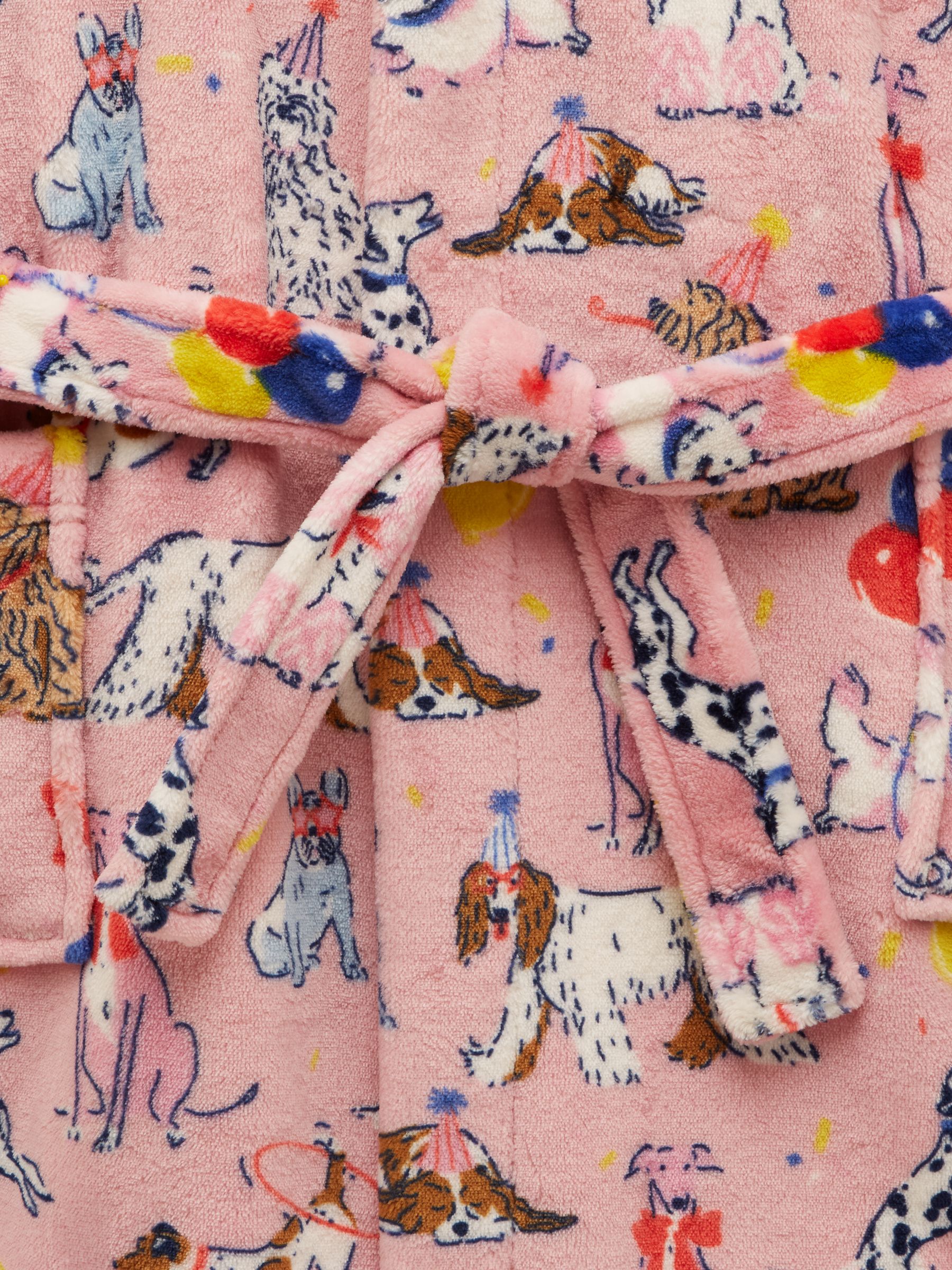 pink dog dressing gown Plush Pink Pet Dog Robe