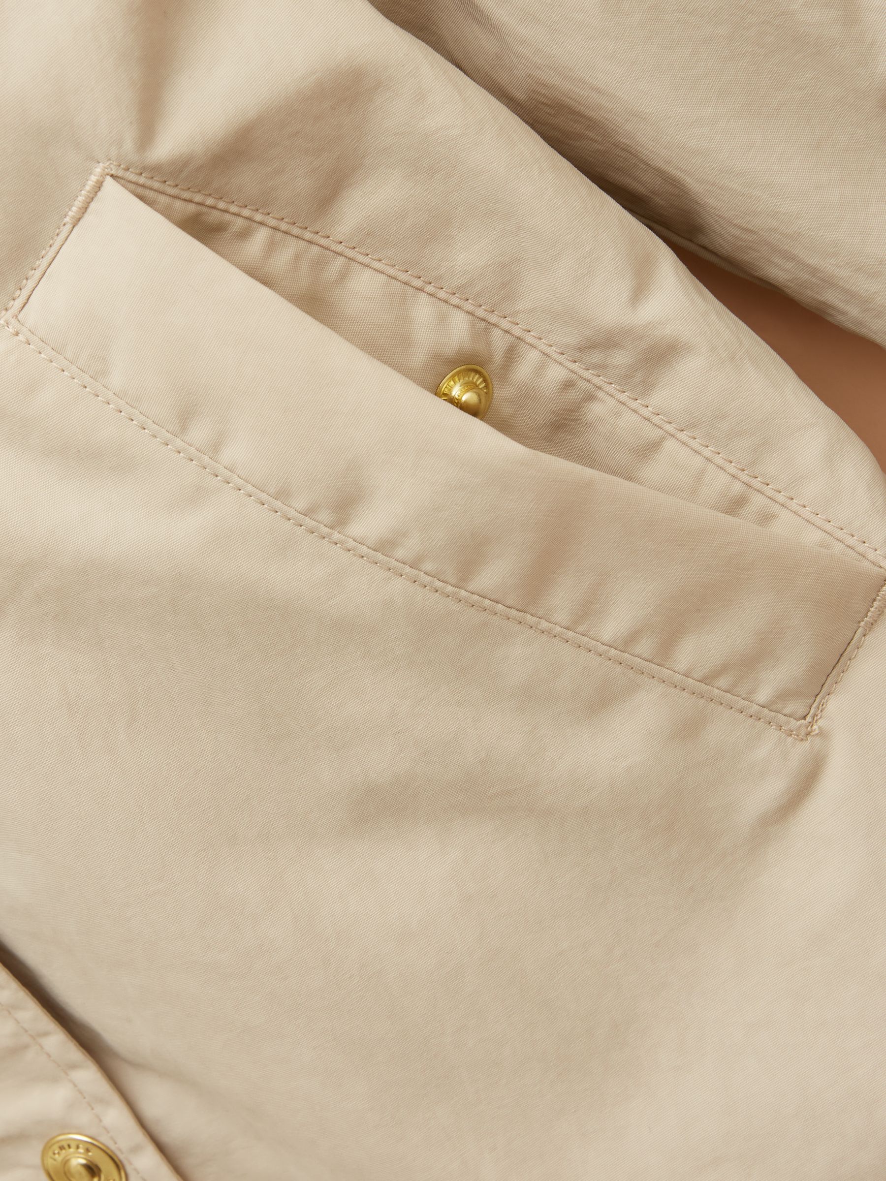 Girls' Meadow Stone Longline Showerproof Coat - Image 7 of 10