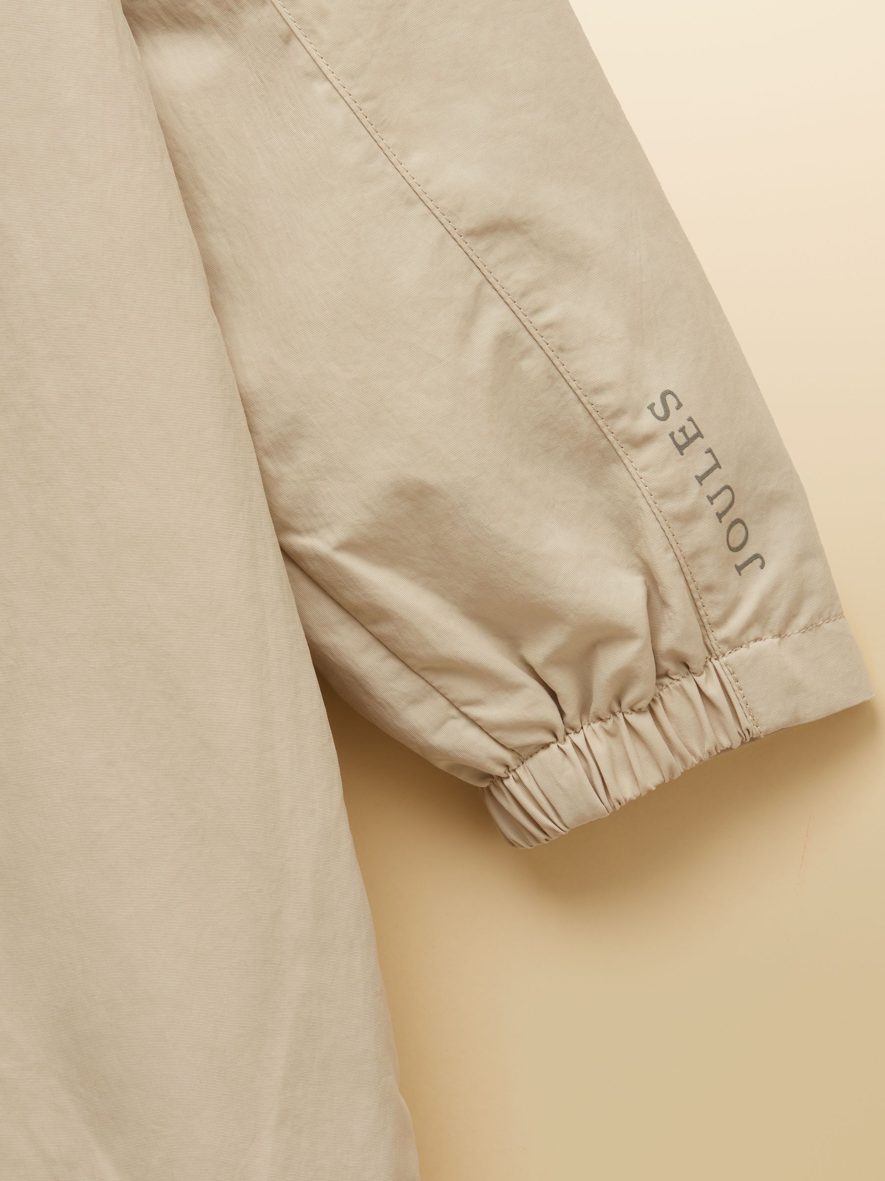 Girls' Meadow Stone Longline Showerproof Coat - Image 8 of 10