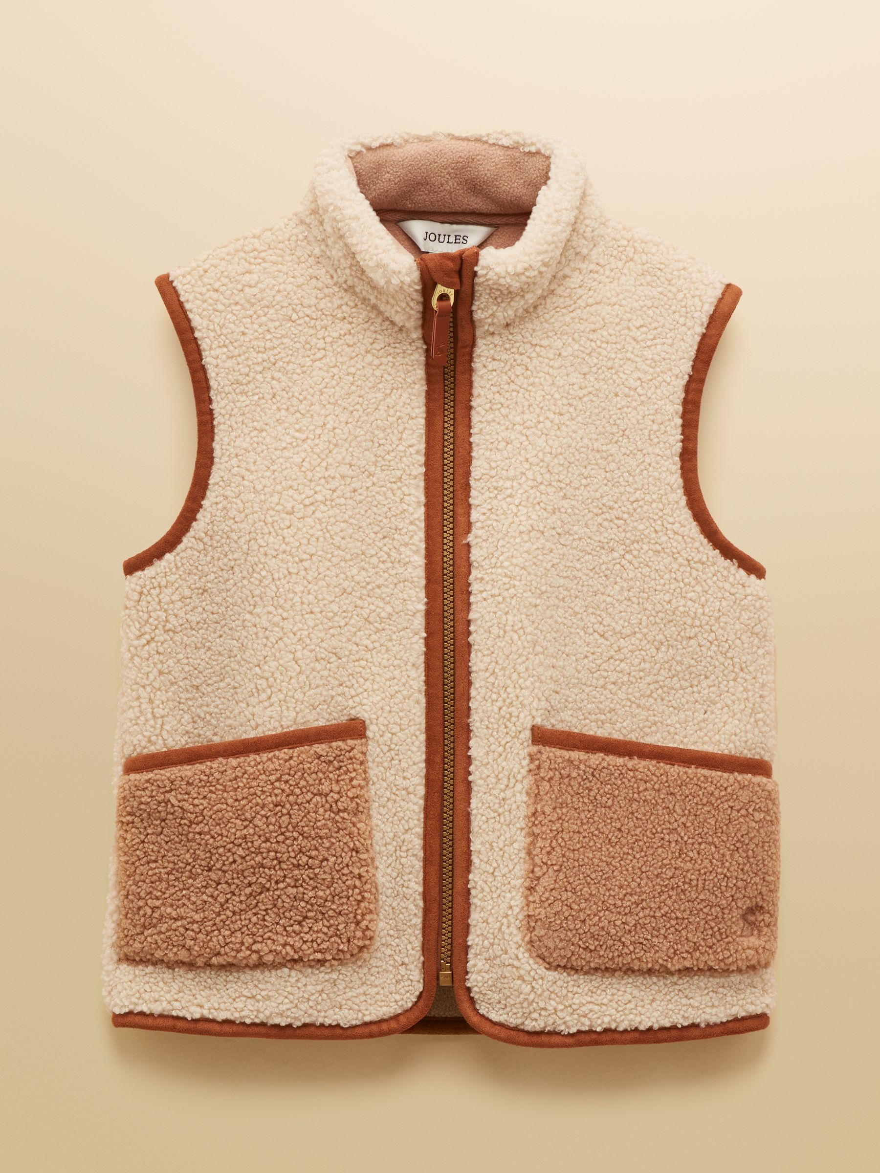 Kids' Sadie Stone Borg Fleece Gilet - Image 5 of 8