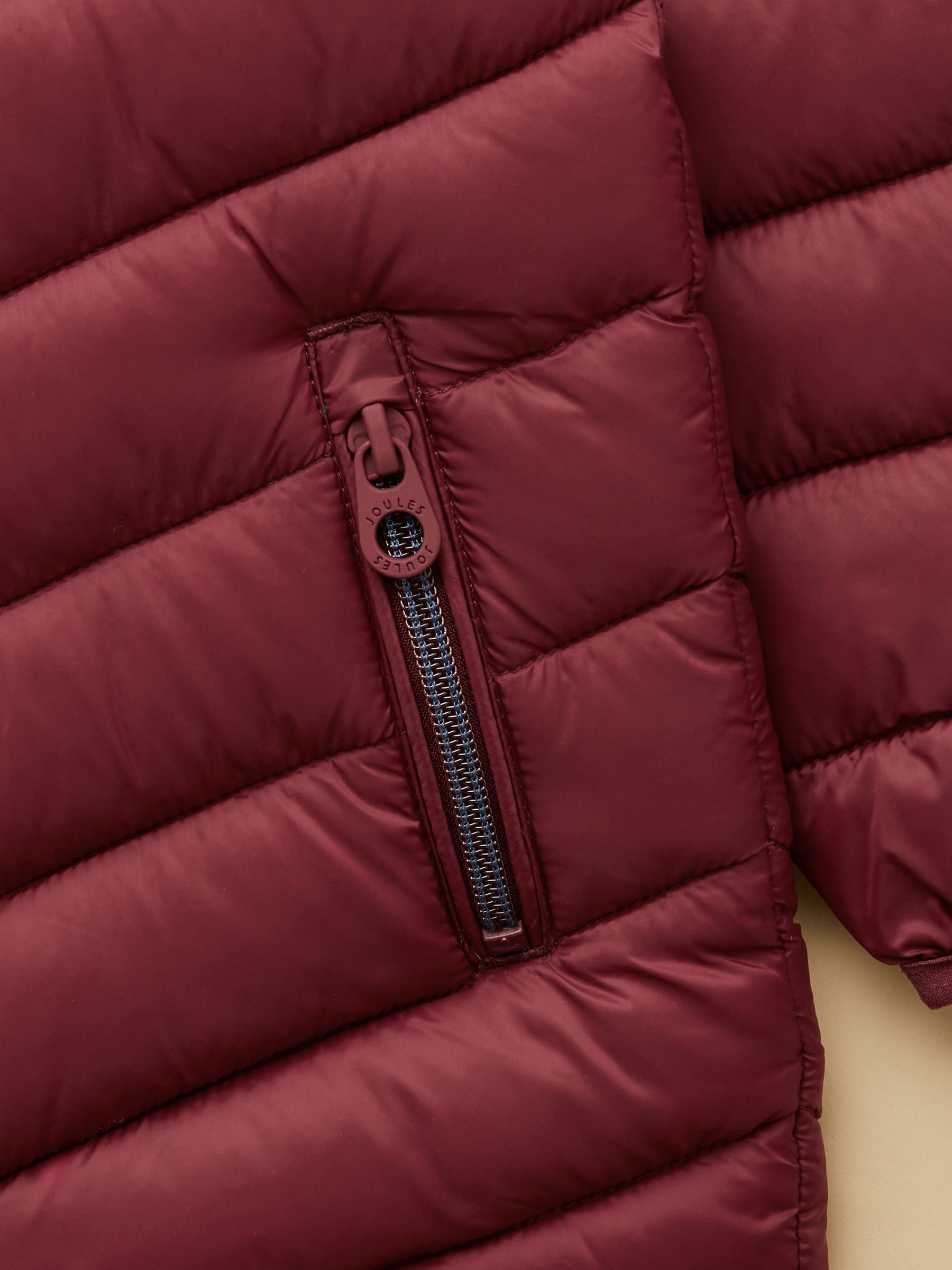 Kids' Cairn Burgundy Showerproof Padded Coat - Image 3 of 8