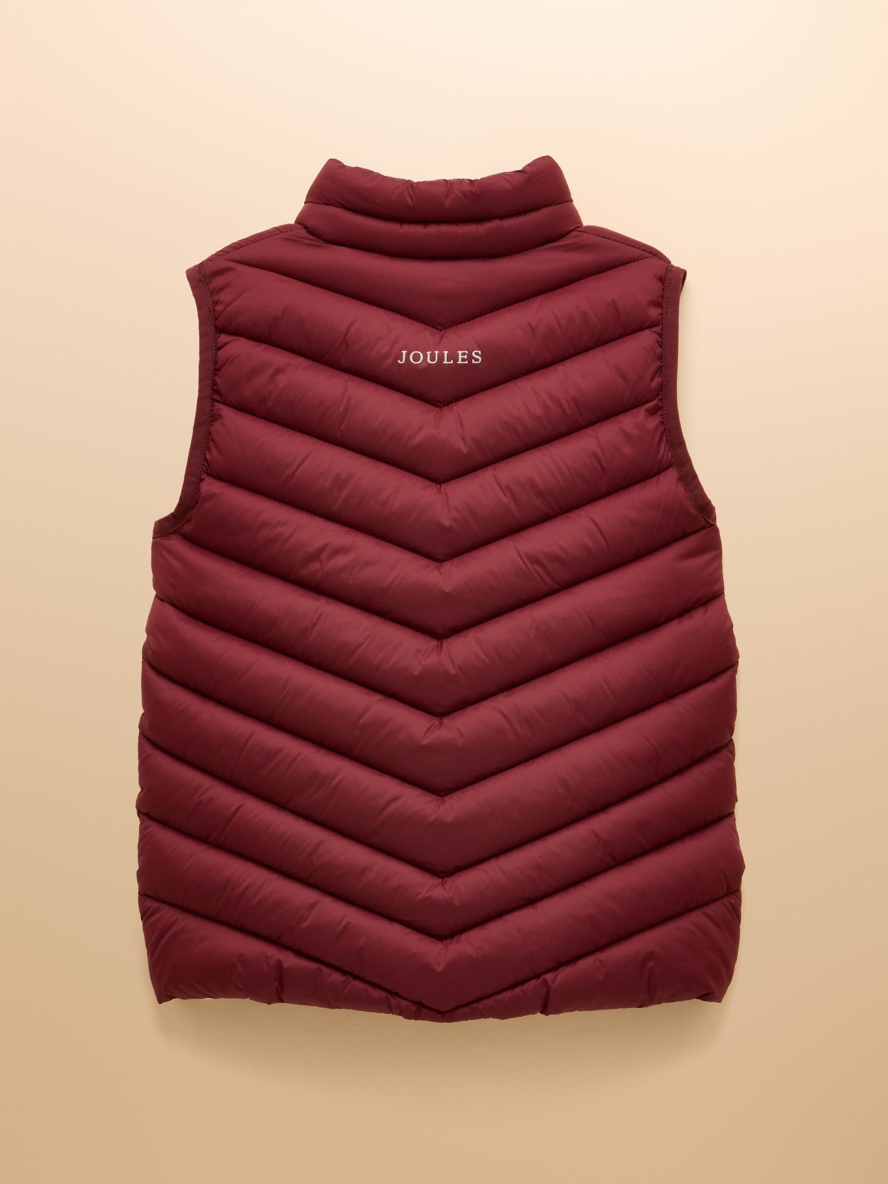 Kids' Crofton Gilet Burgundy Showerproof Padded Gilet - Image 5 of 9