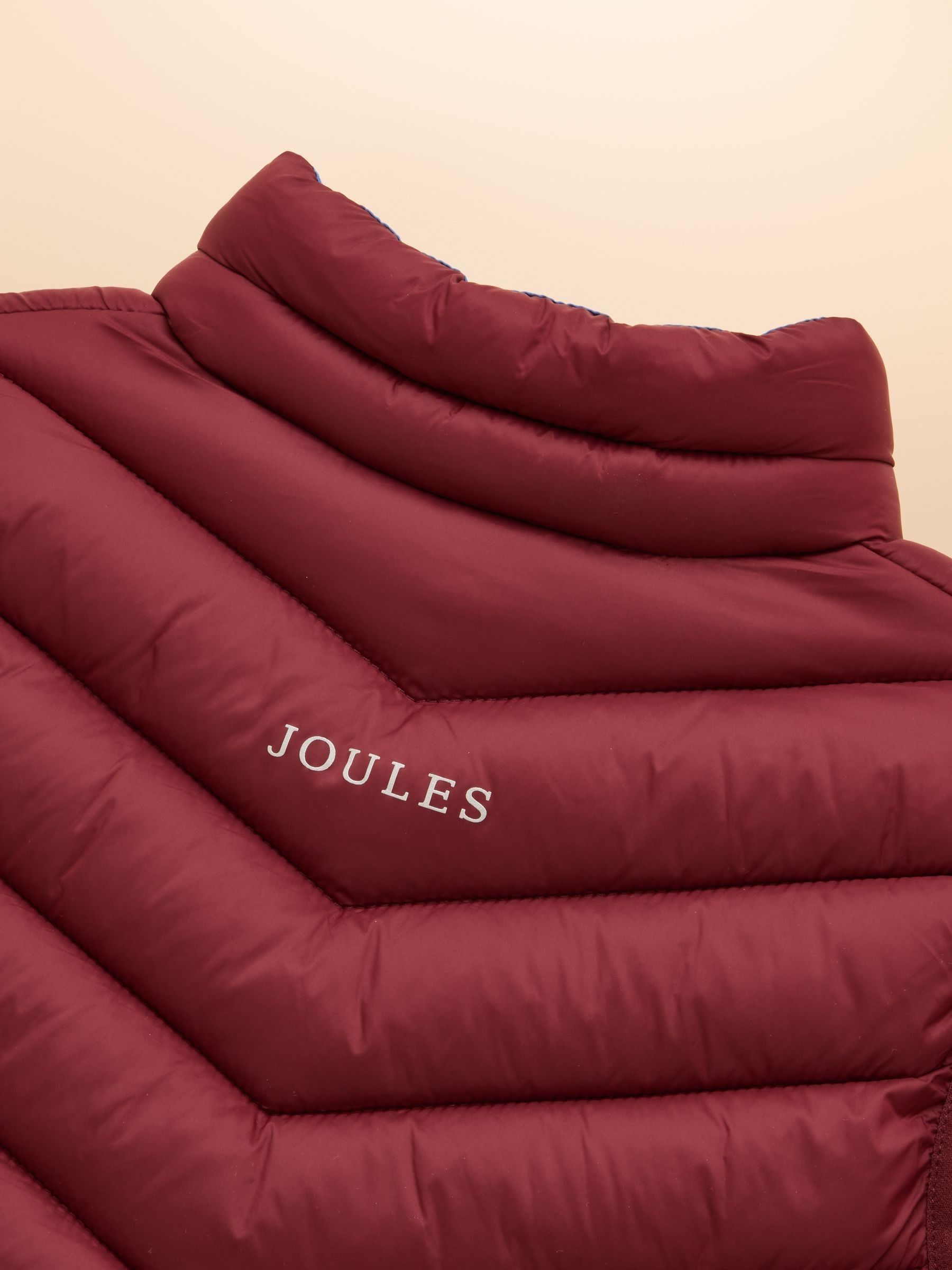 Kids' Crofton Gilet Burgundy Showerproof Padded Gilet - Image 6 of 9