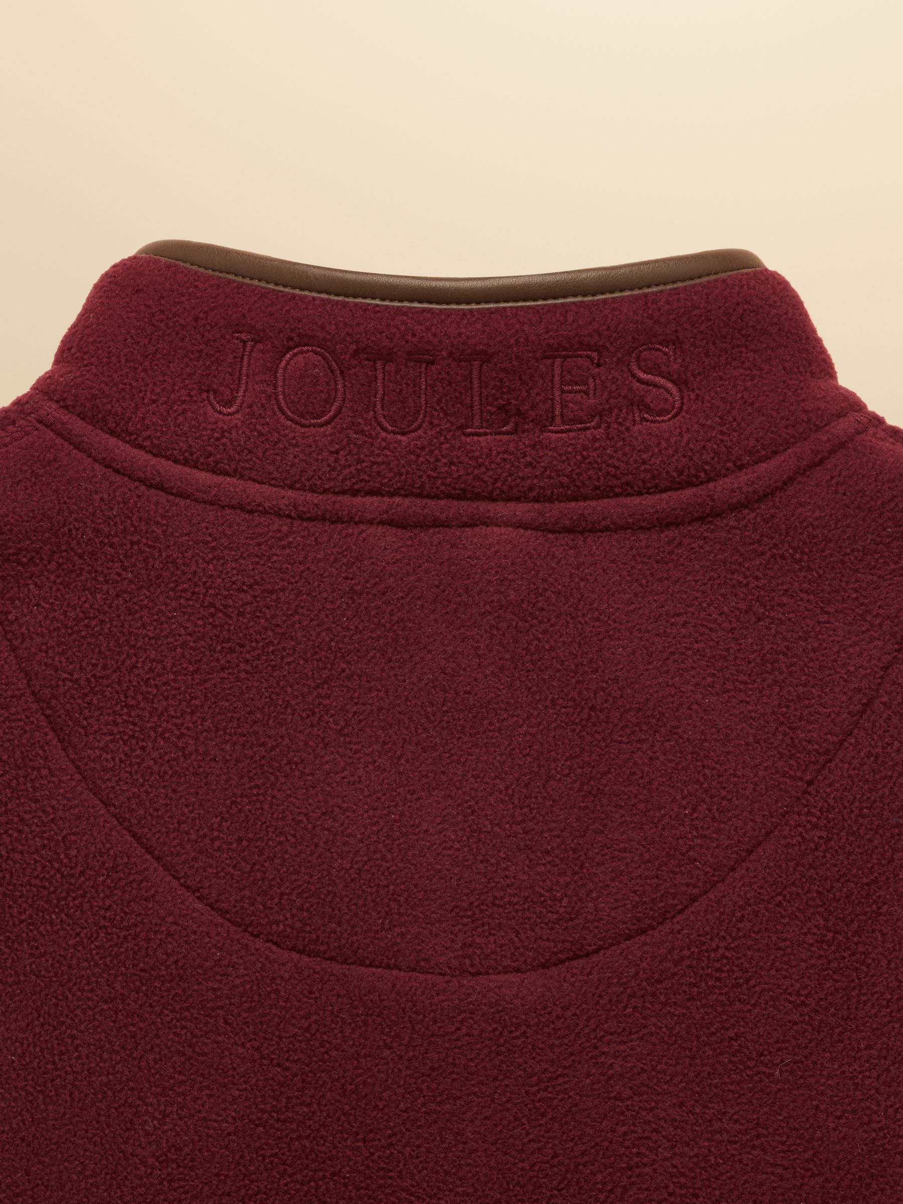 Kids' Heritage Burgundy Fleece Gilet - Image 4 of 6
