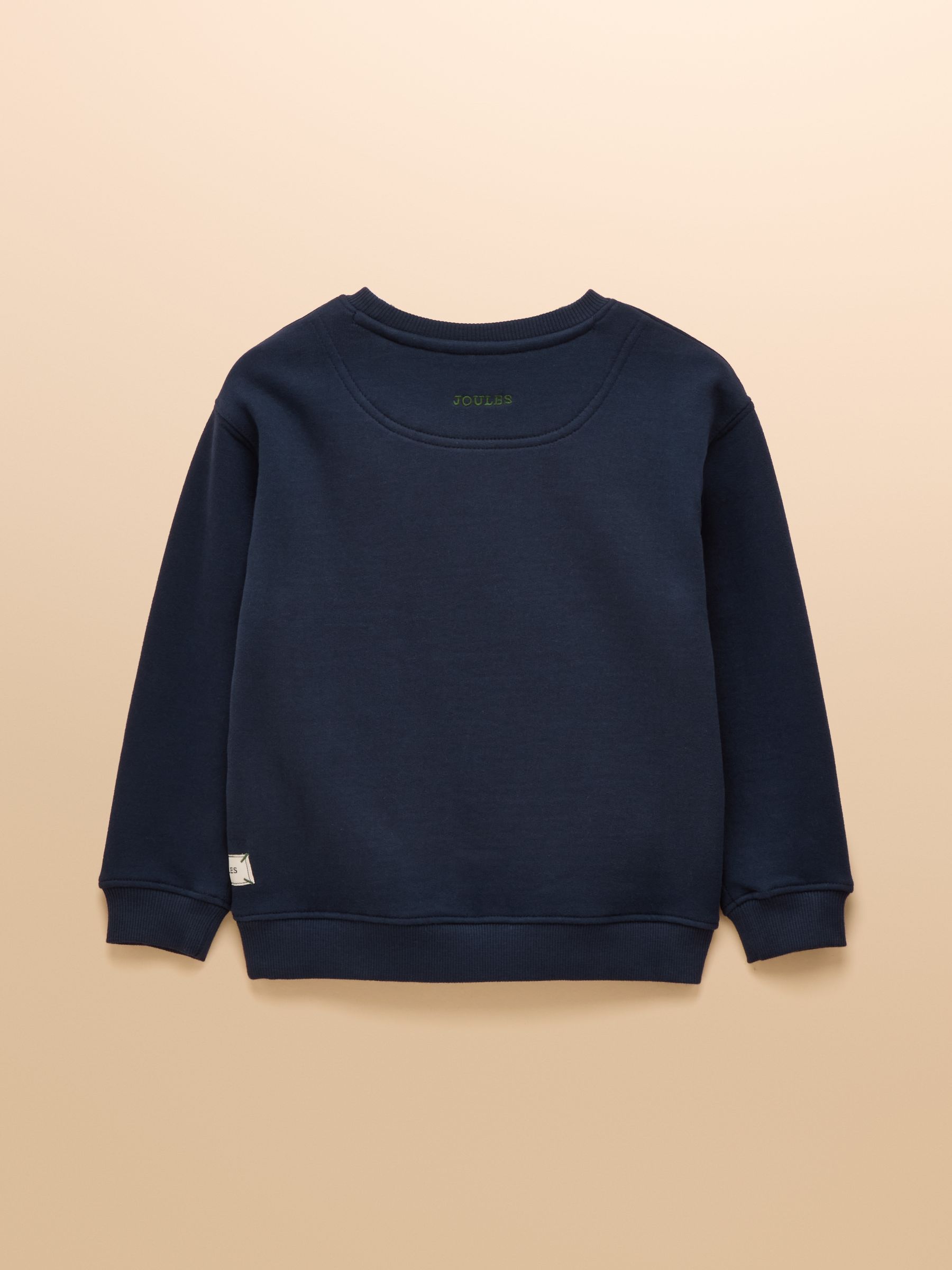Boys' Navy Blue Jonty Fox Applique Sweatshirt - Image 2 of 5