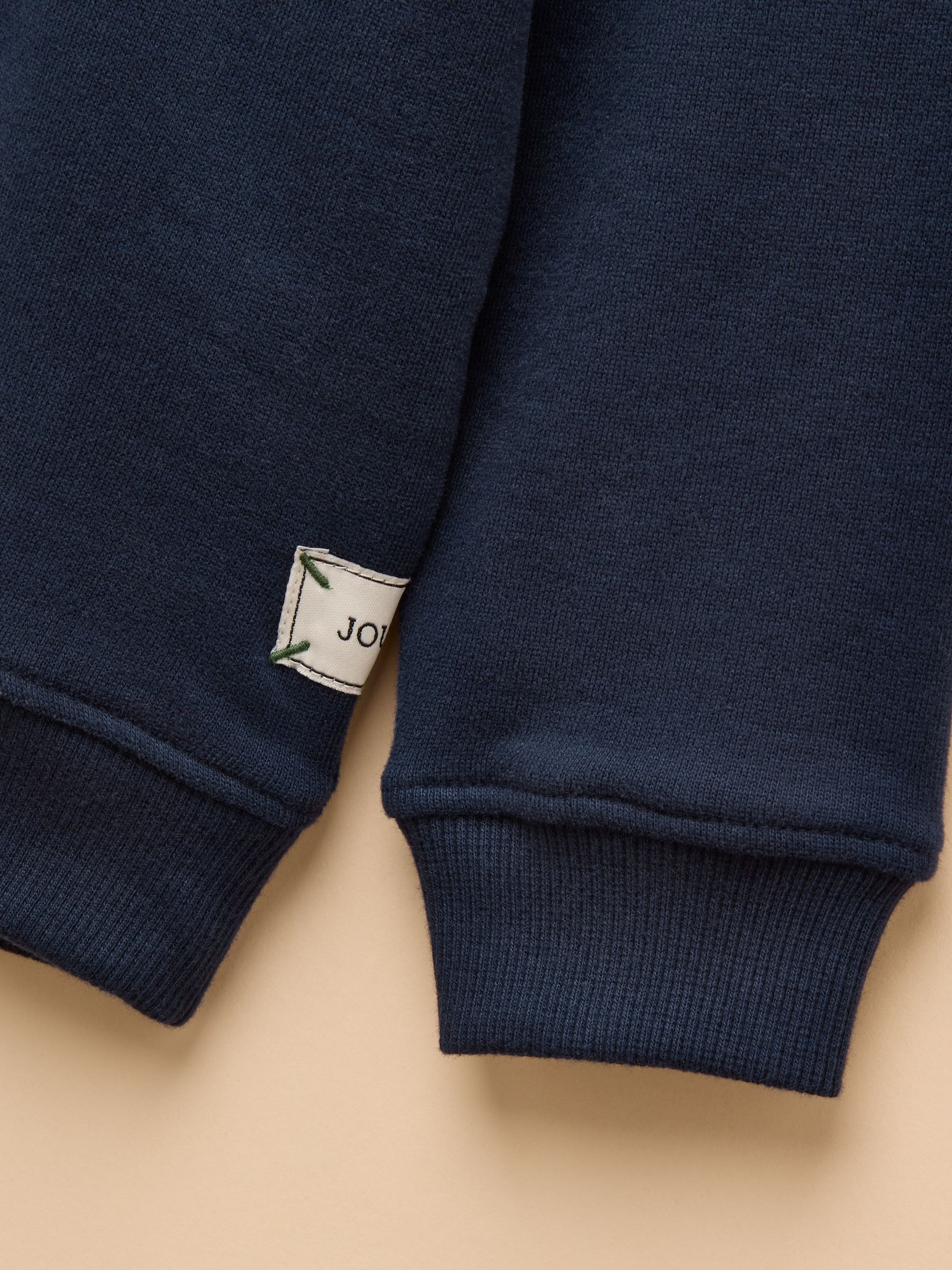Boys' Navy Blue Jonty Fox Applique Sweatshirt - Image 4 of 5