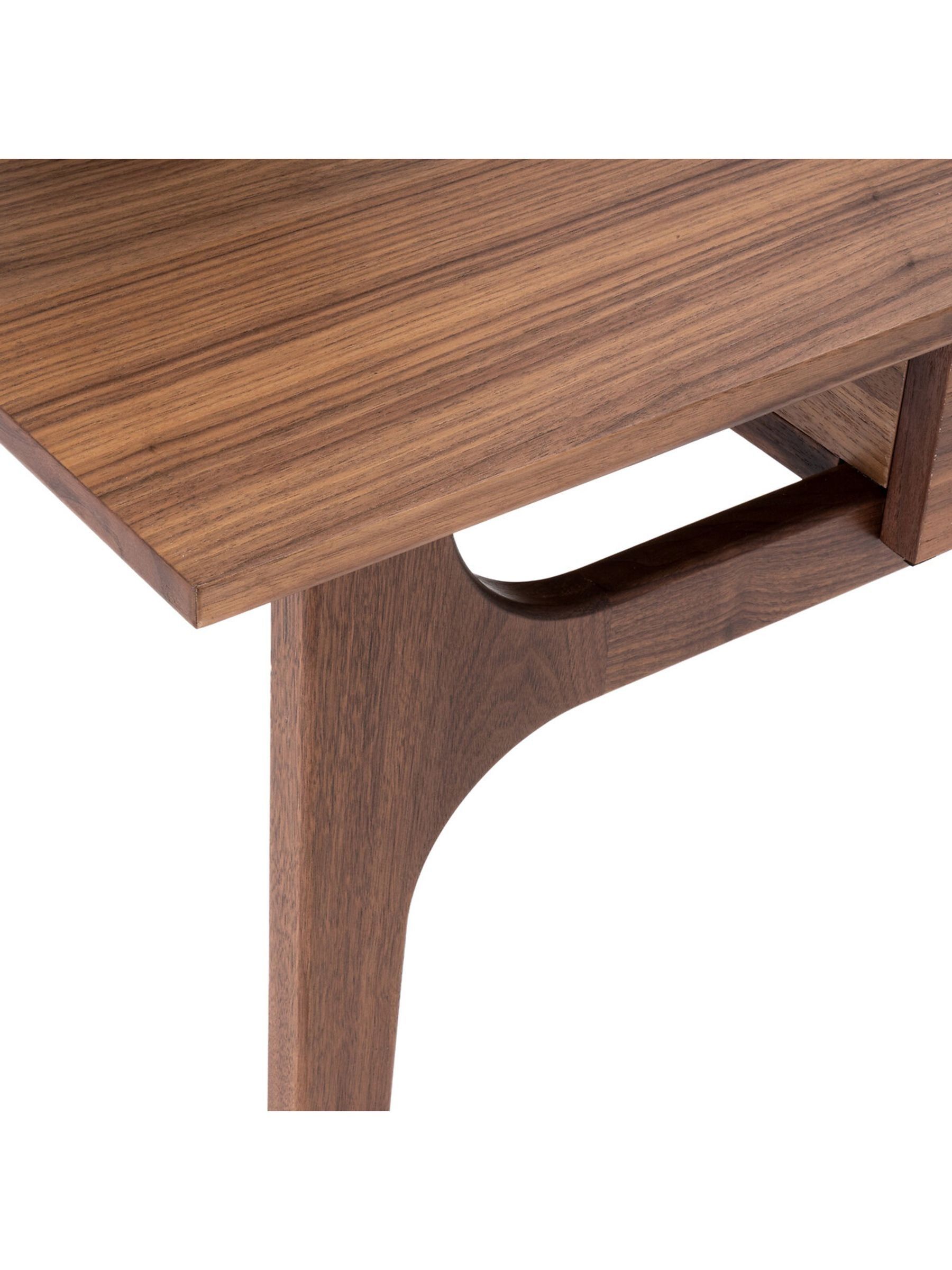 La Redoute Intérieurs Walnut Larsen Vintage Desk with 1 Drawer - Image 6 of 6 La Redoute Intérieurs Walnut Larsen Vintage Desk with 1 Drawer - Image 6 of 6