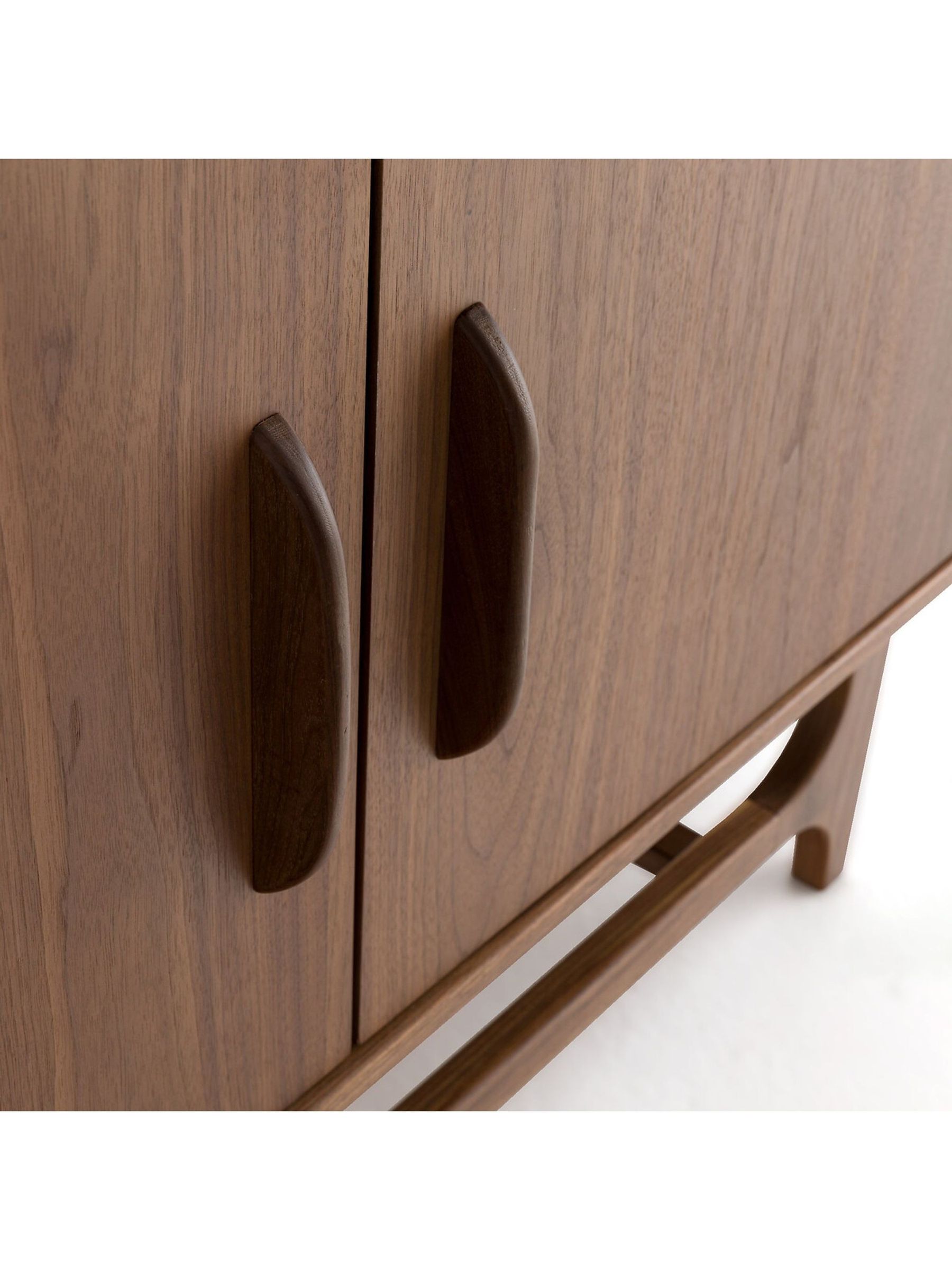 La Redoute Intérieurs Walnut Larsen Vintage Walnut Bookcase - Image 6 of 6