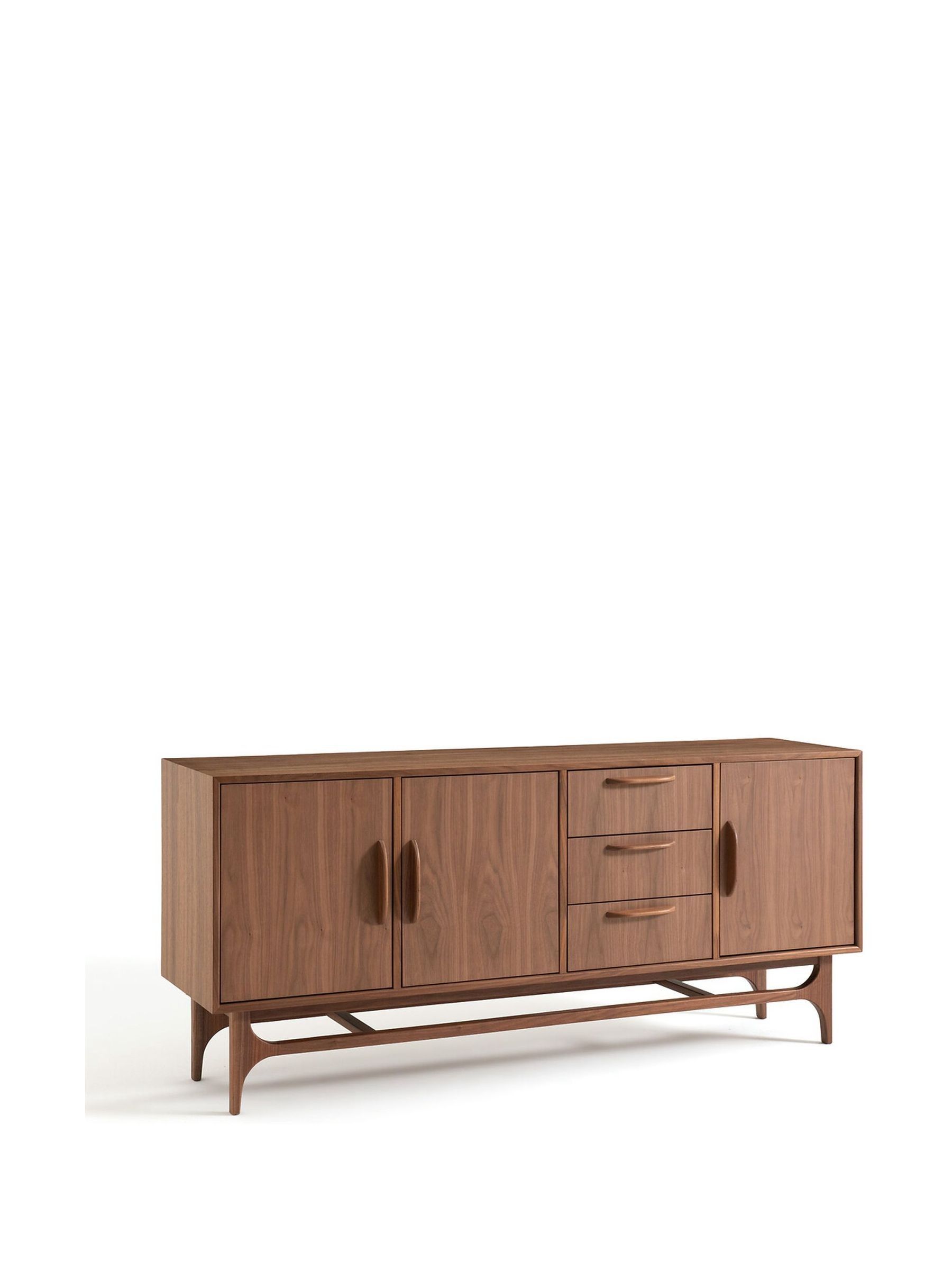La Redoute Intérieurs Walnut Larsen Walnut Sideboard - Image 3 of 6